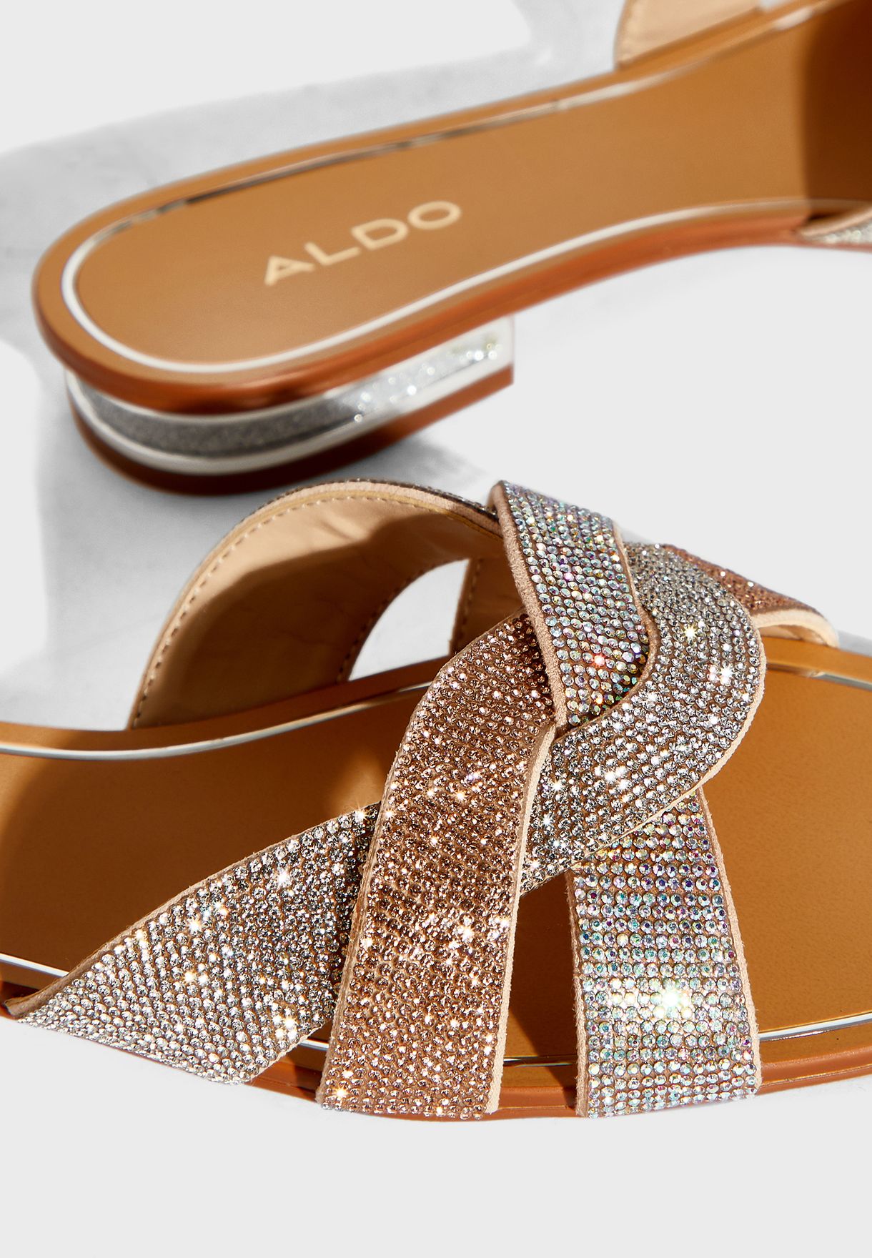 Buy Aldo beige Coredith Flat Sandals for Women in Dubai, Abu Dhabi