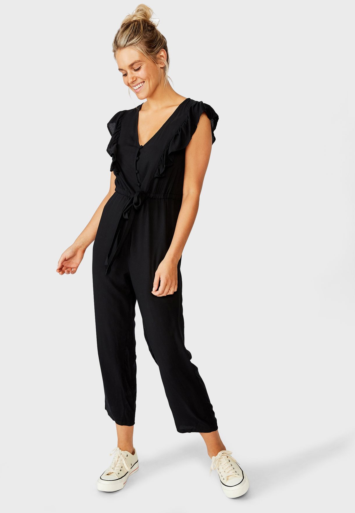 black jumpsuit cotton on