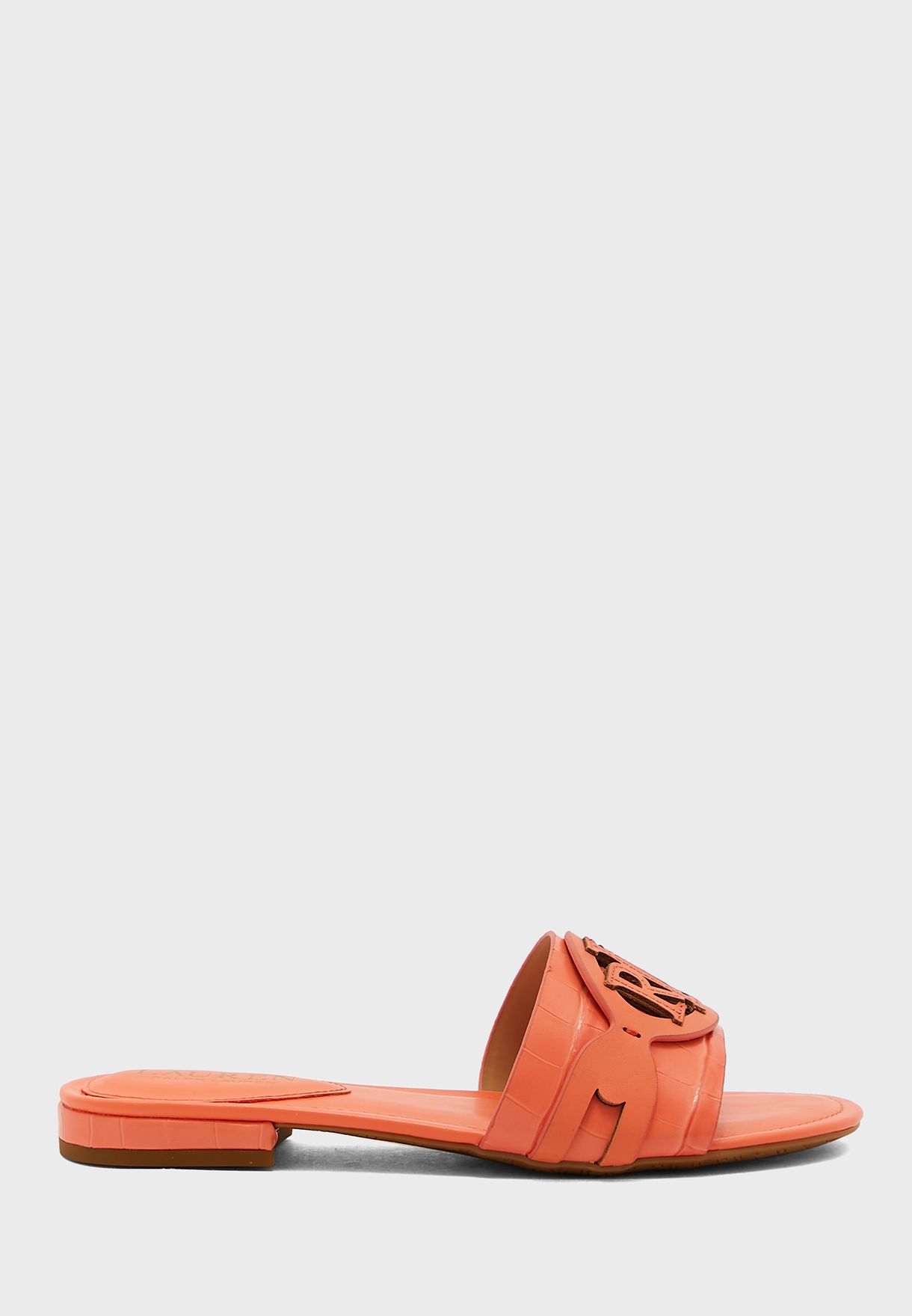 Buy Lauren Ralph Lauren orange Alegra Slides for Women in MENA, Worldwide