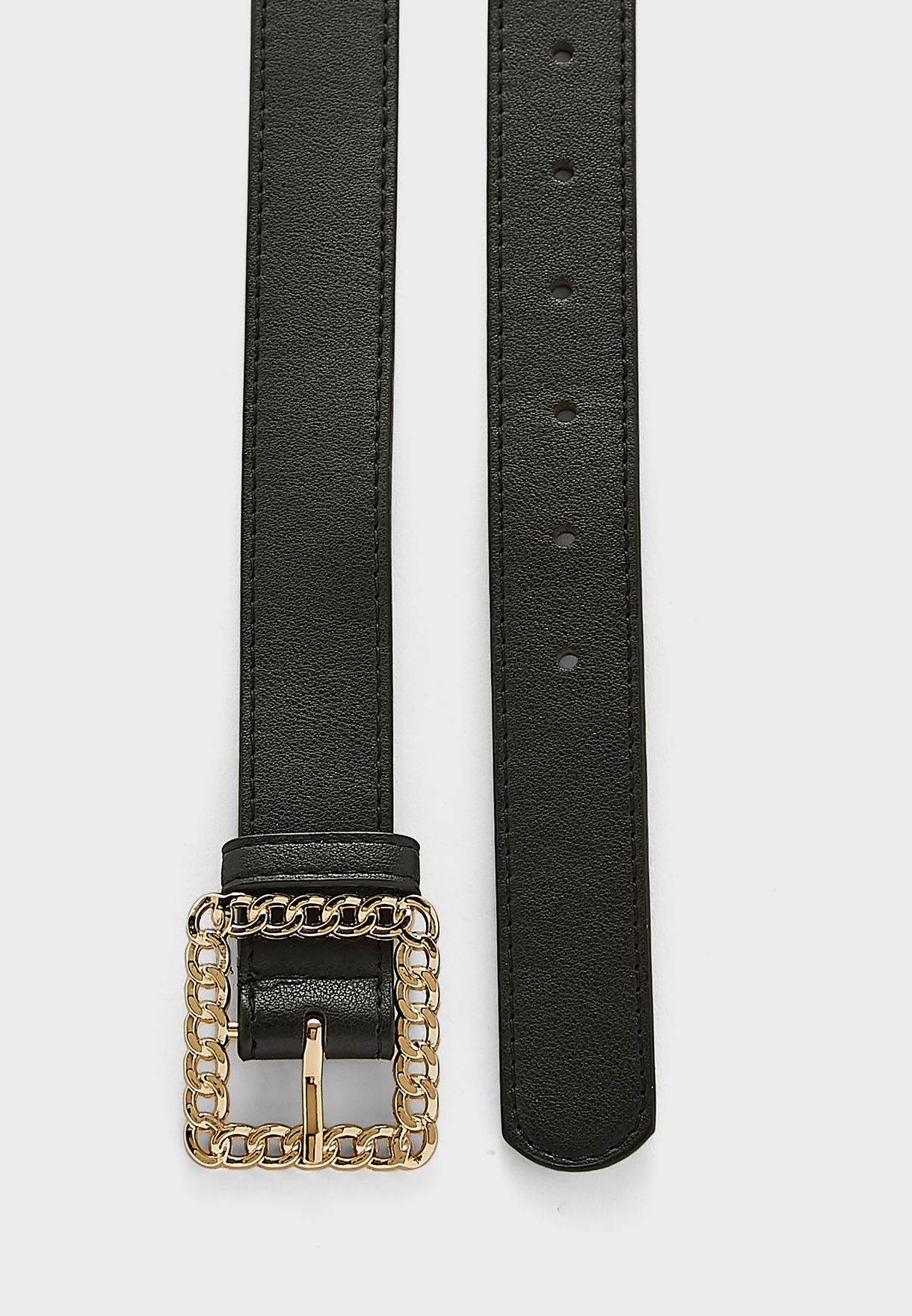 Chain Square Buckle Belt 