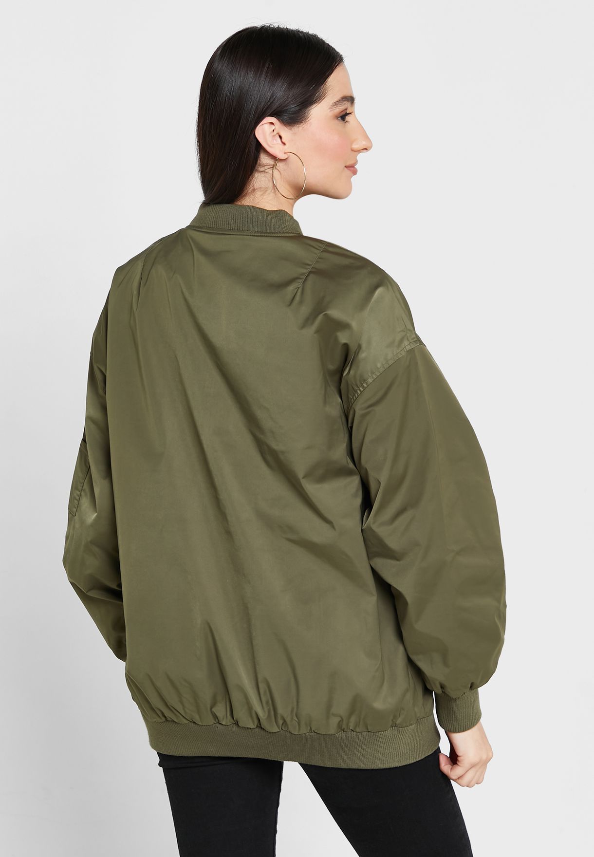 Oversized Bomber Jacket
