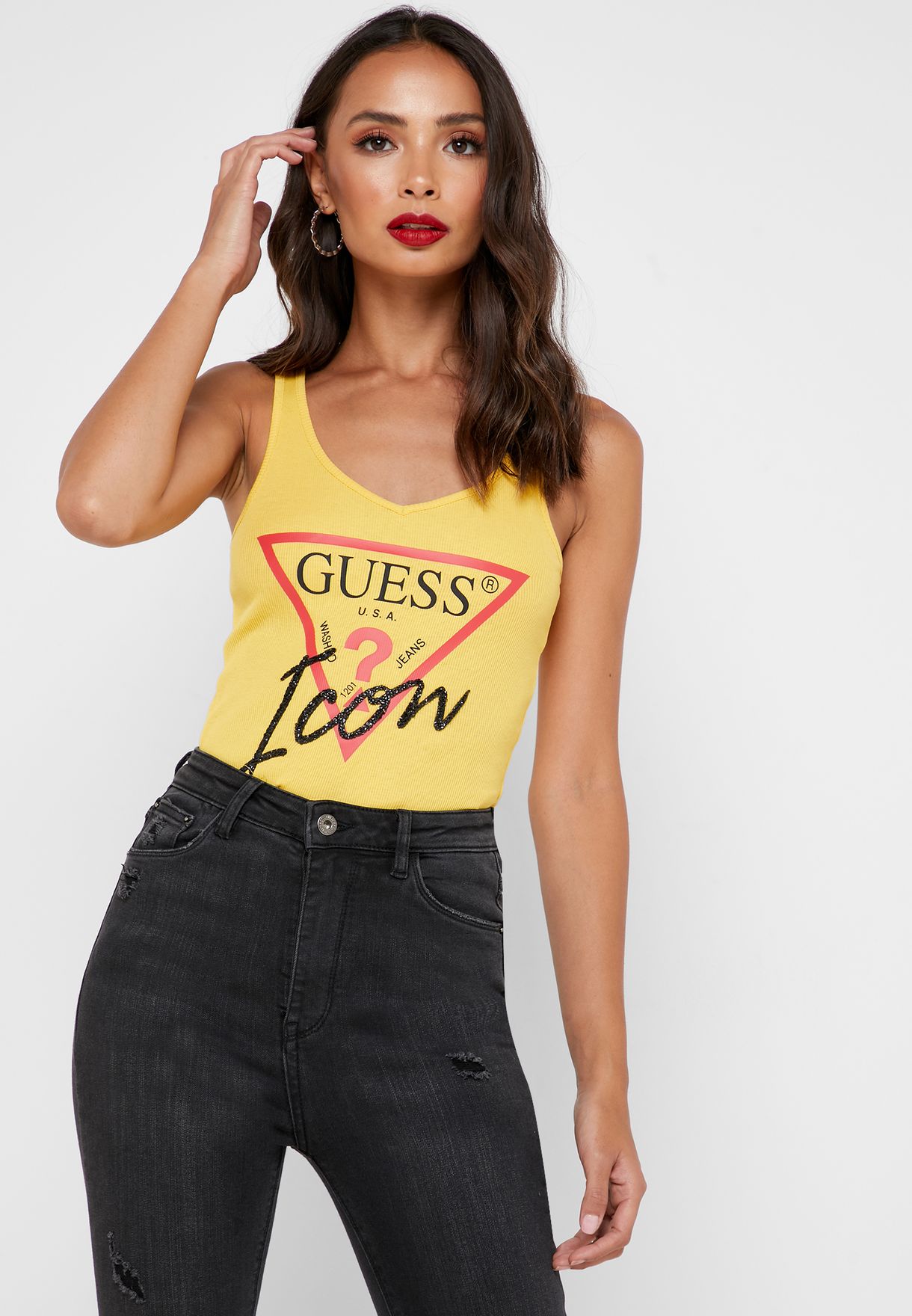 guess layla top zip shoulder bag