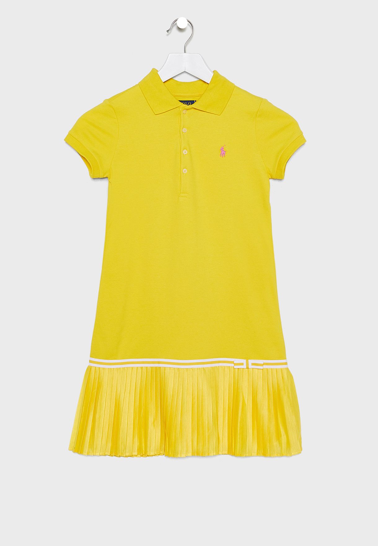 yellow polo dress