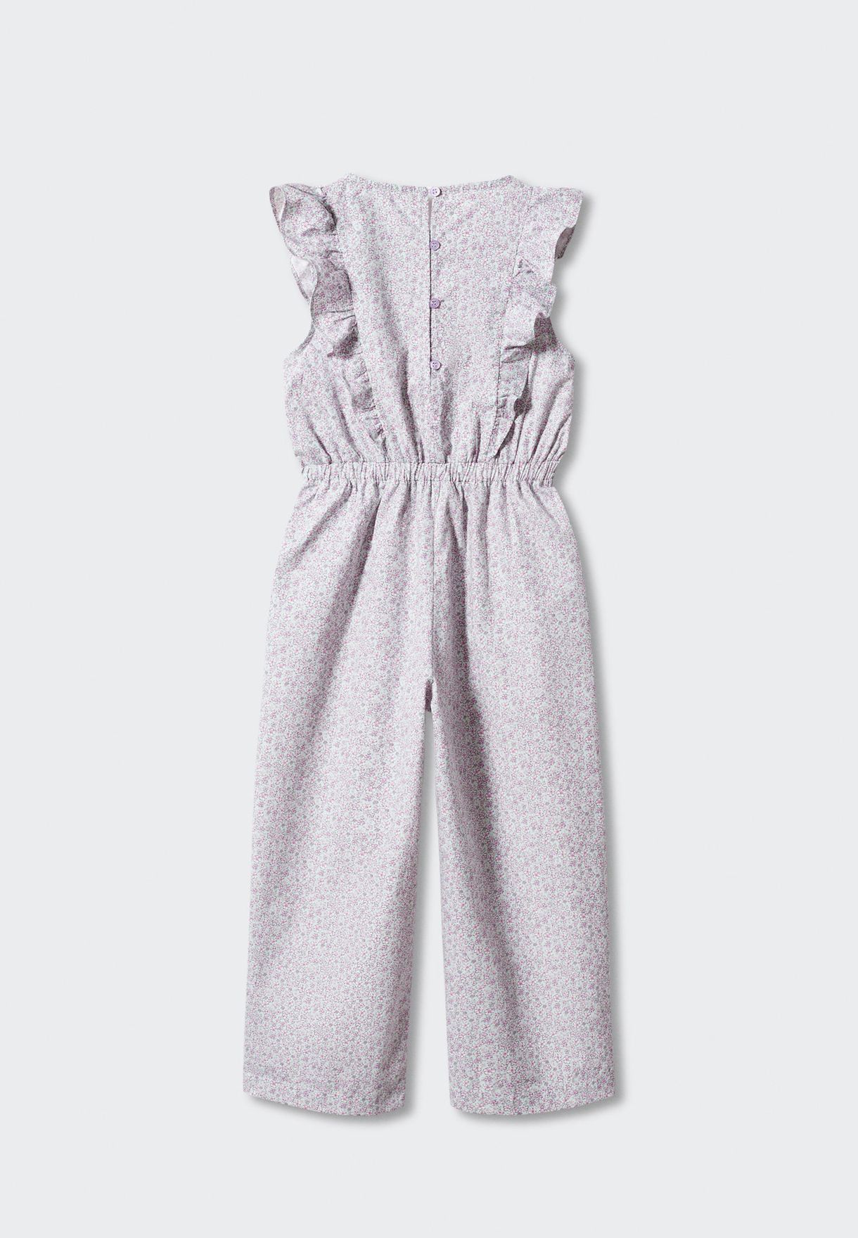 Kids Floral Print Jumpsuit