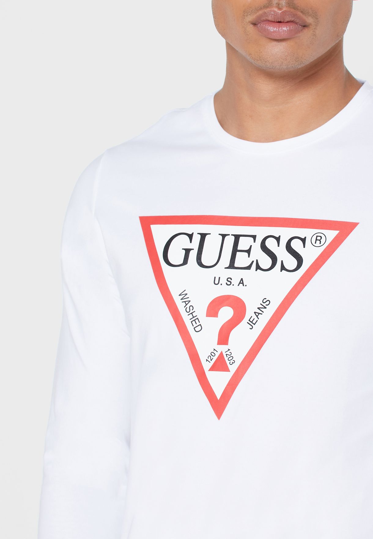 Buy Guess Original Logo T-Shirt for Men in MENA, Worldwide