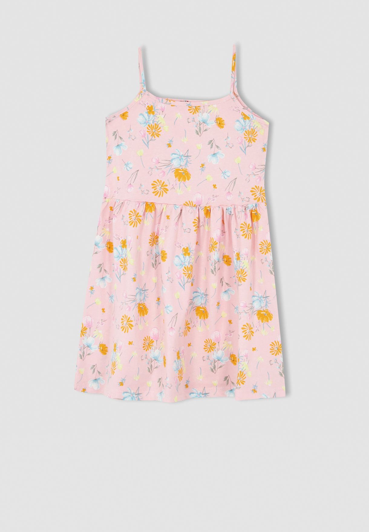 فستان بطبعة أزهار للأطفال