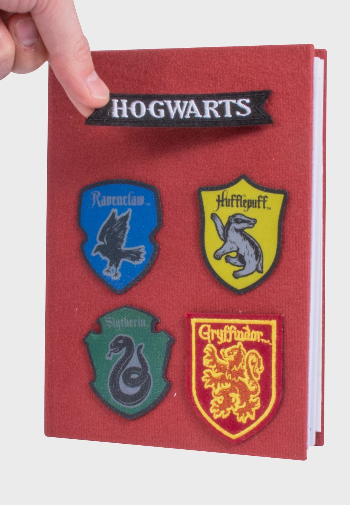 Harry Potter Velcro Notebook With Patches
