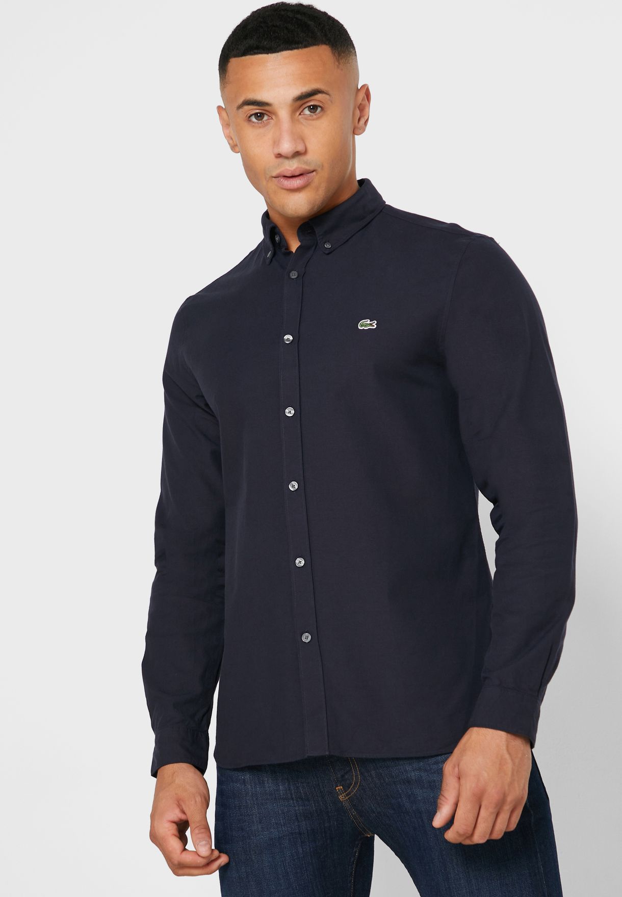 lacoste slim fit stretch shirt