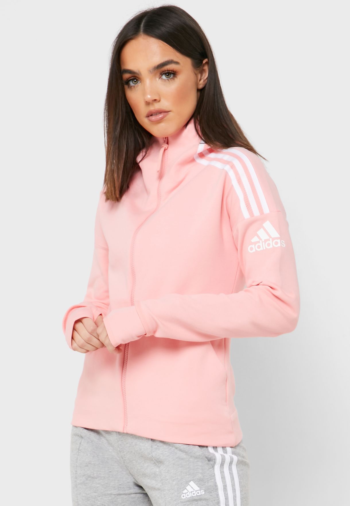 adidas zne hoodie pink