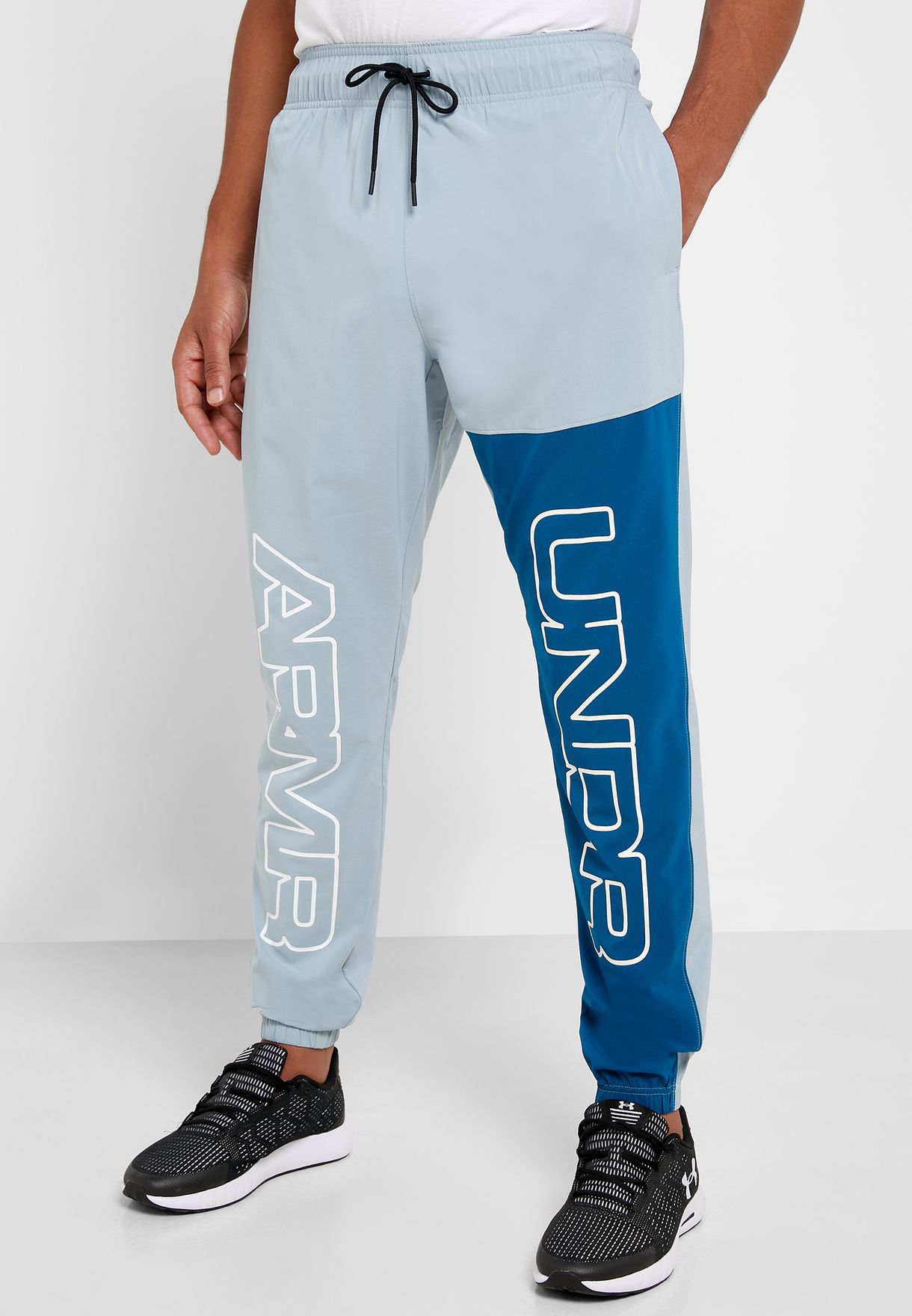 under armour blue sweatpants