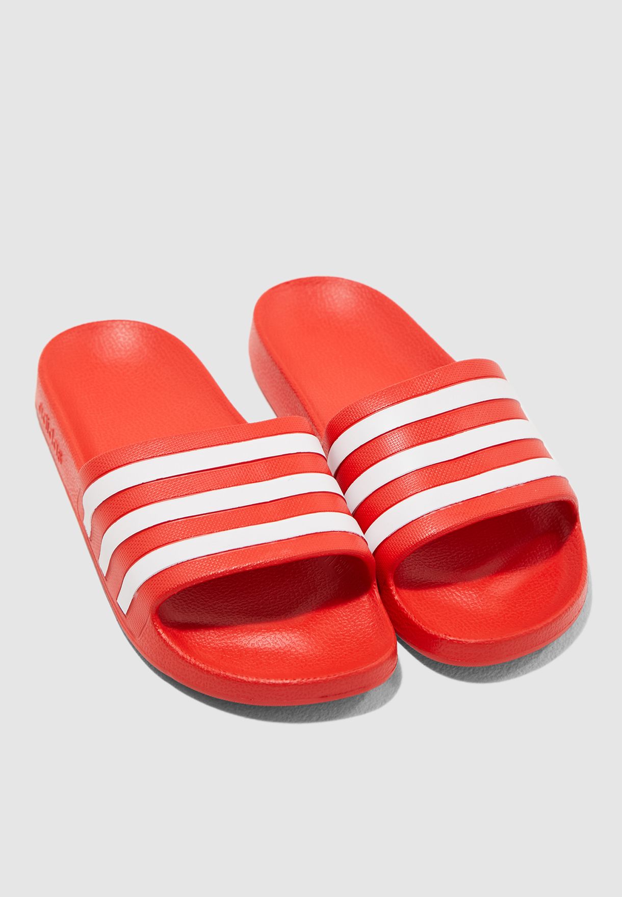 Buy adidas red Adilette Aqua Slides for Women in MENA, Worldwide