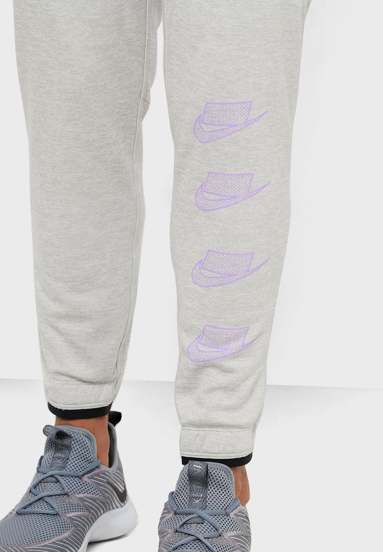 grey nike therma fit sweatpants