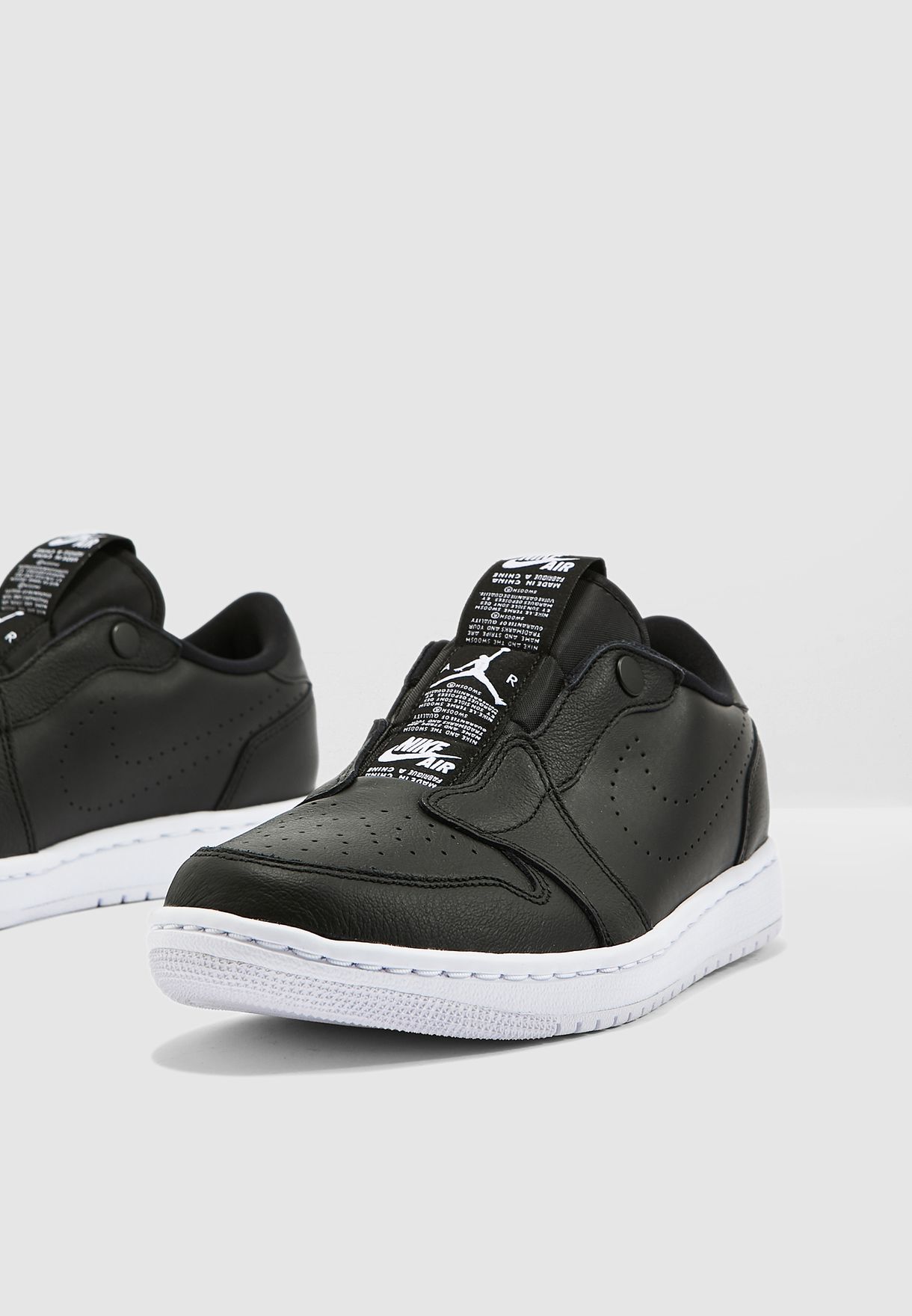 Nike black Air Jordan 1 Retro Low Slip 