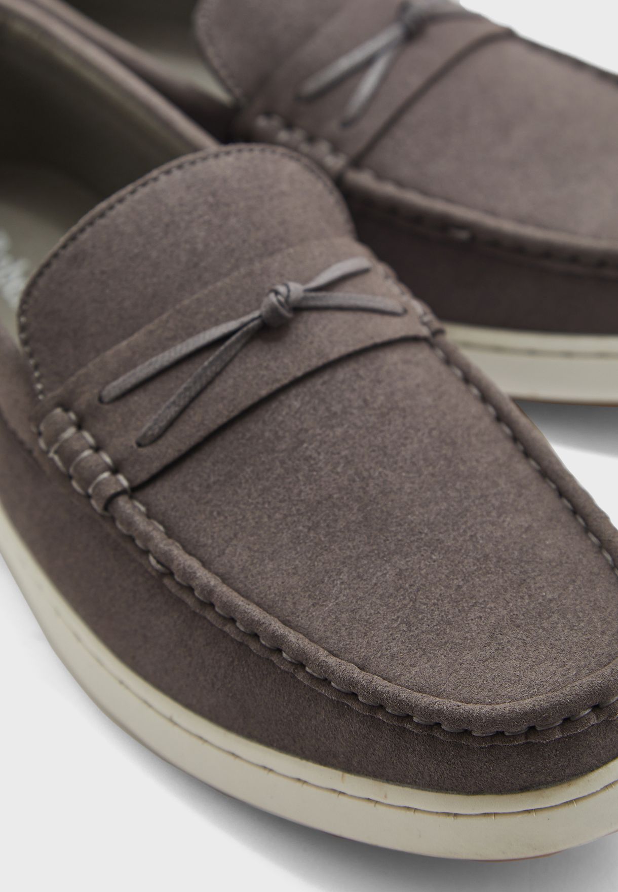 Buy Robert Wood grey Faux Suede Causal Loafers for Men in Dubai, Abu Dhabi