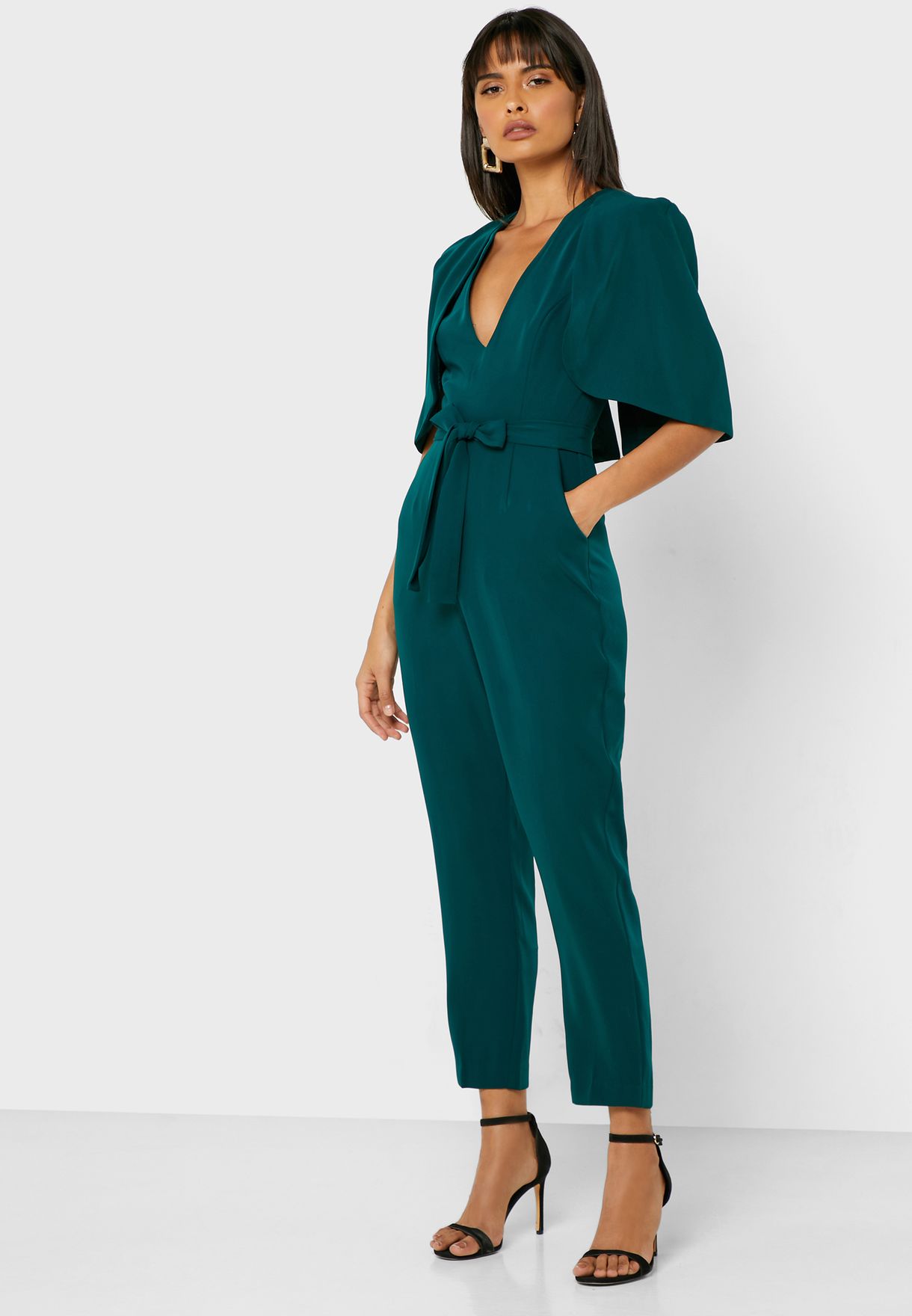 lavish alice green jumpsuit