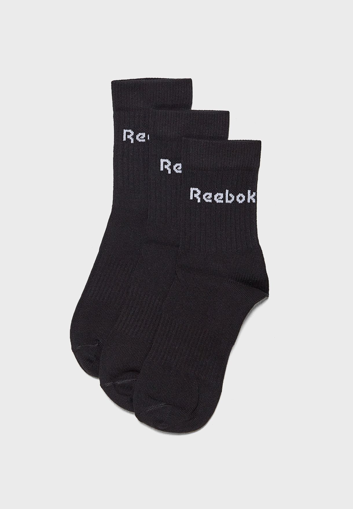 reebok black crew socks