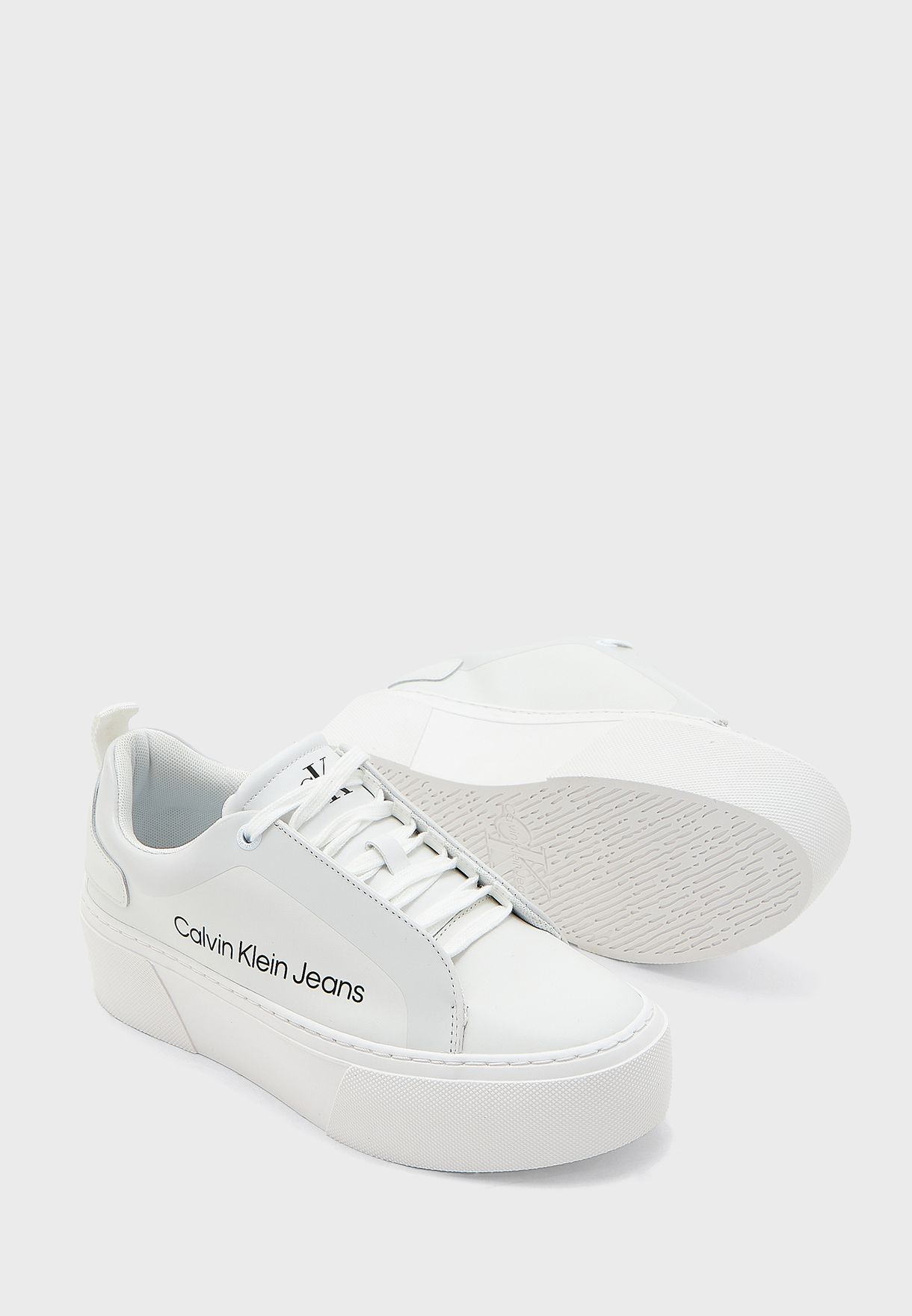 Cupsole Flatform Lace Up Sneakers
