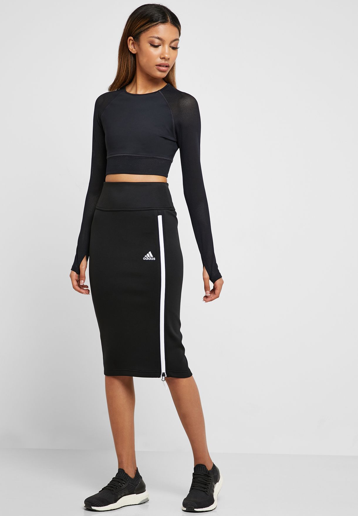 Buy adidas black Z.N.E Skirt for Women 