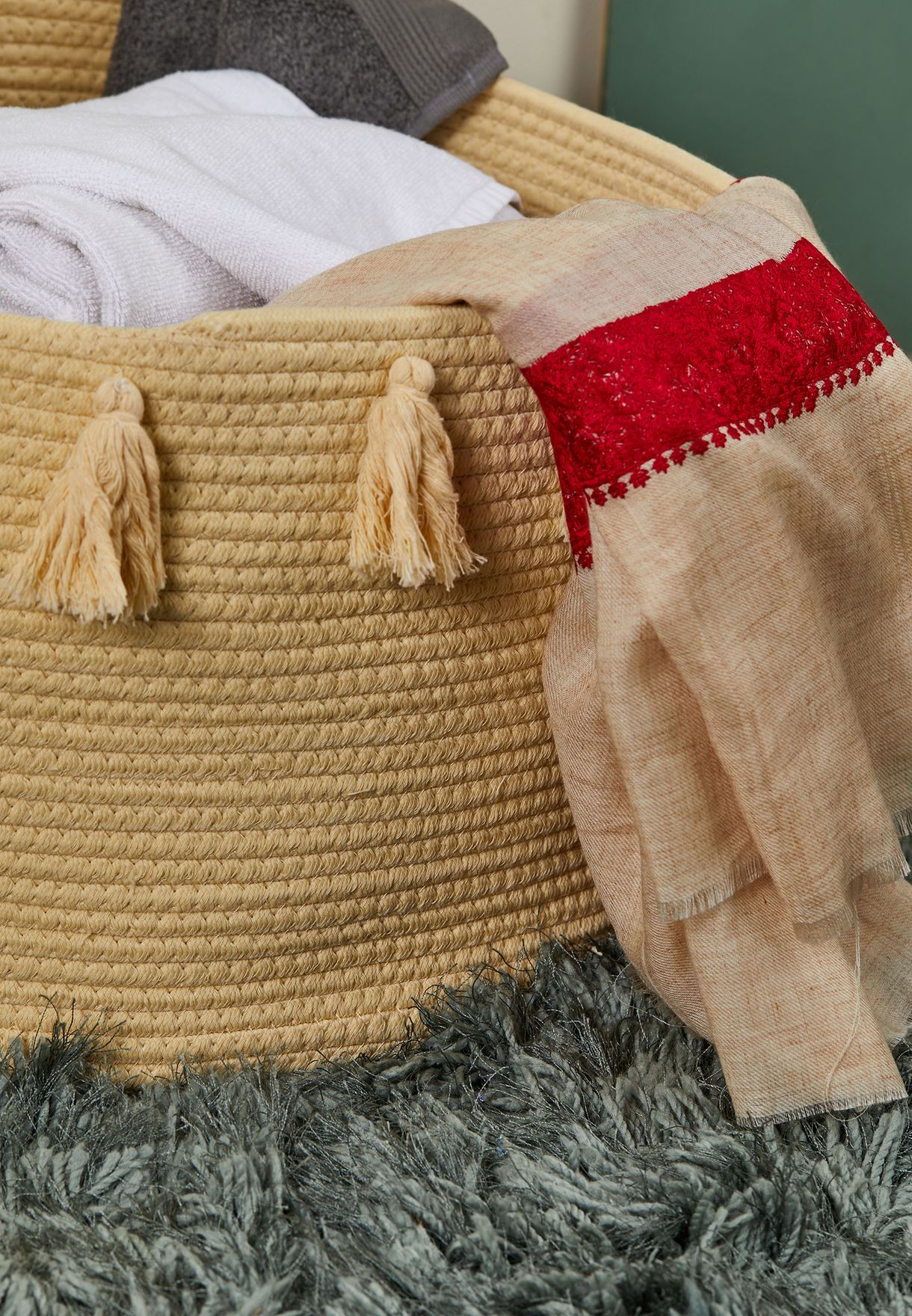 Tassel Storage Basket