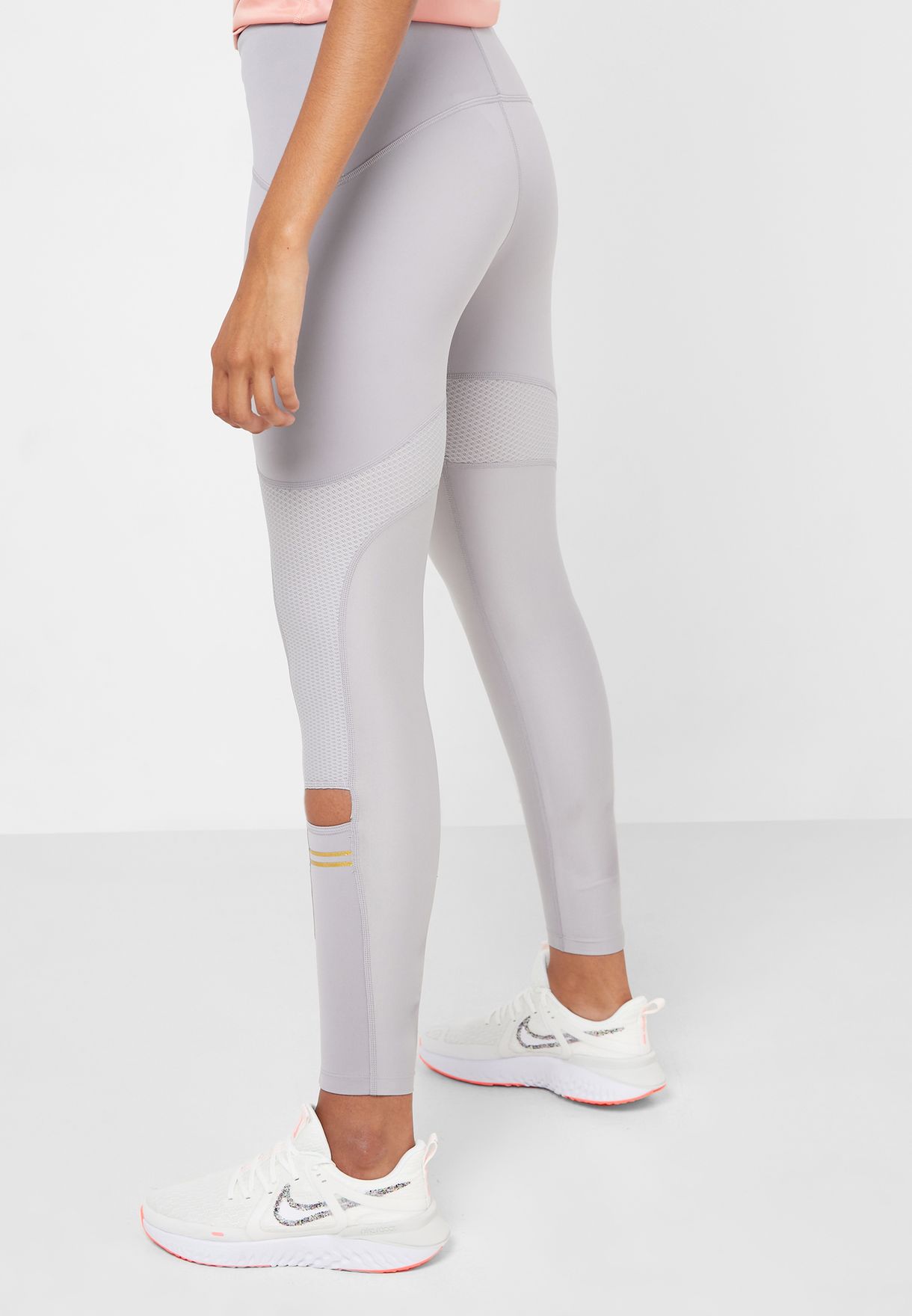 Buy Nike grey Glam Speed 7/8 Tights for 