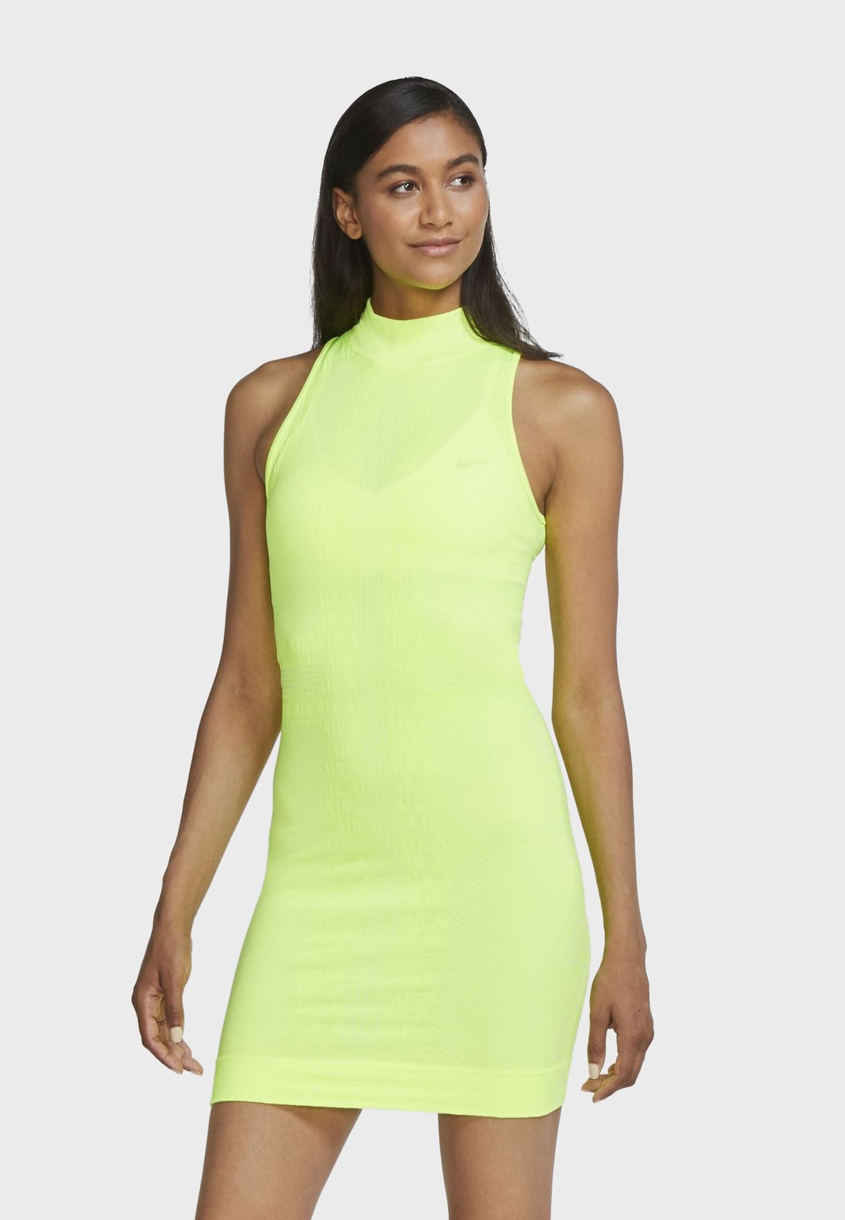 Buy Nike green NSW Air Dress for Women 