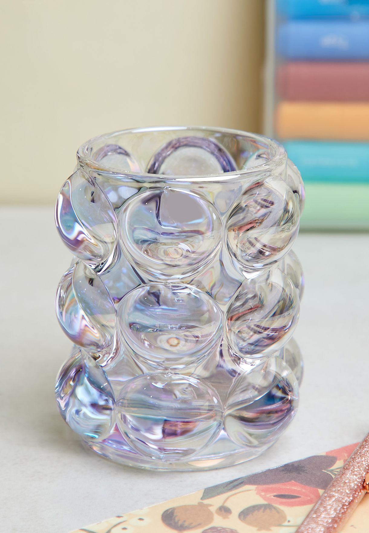 Iridescent Stationery Storage Holder
