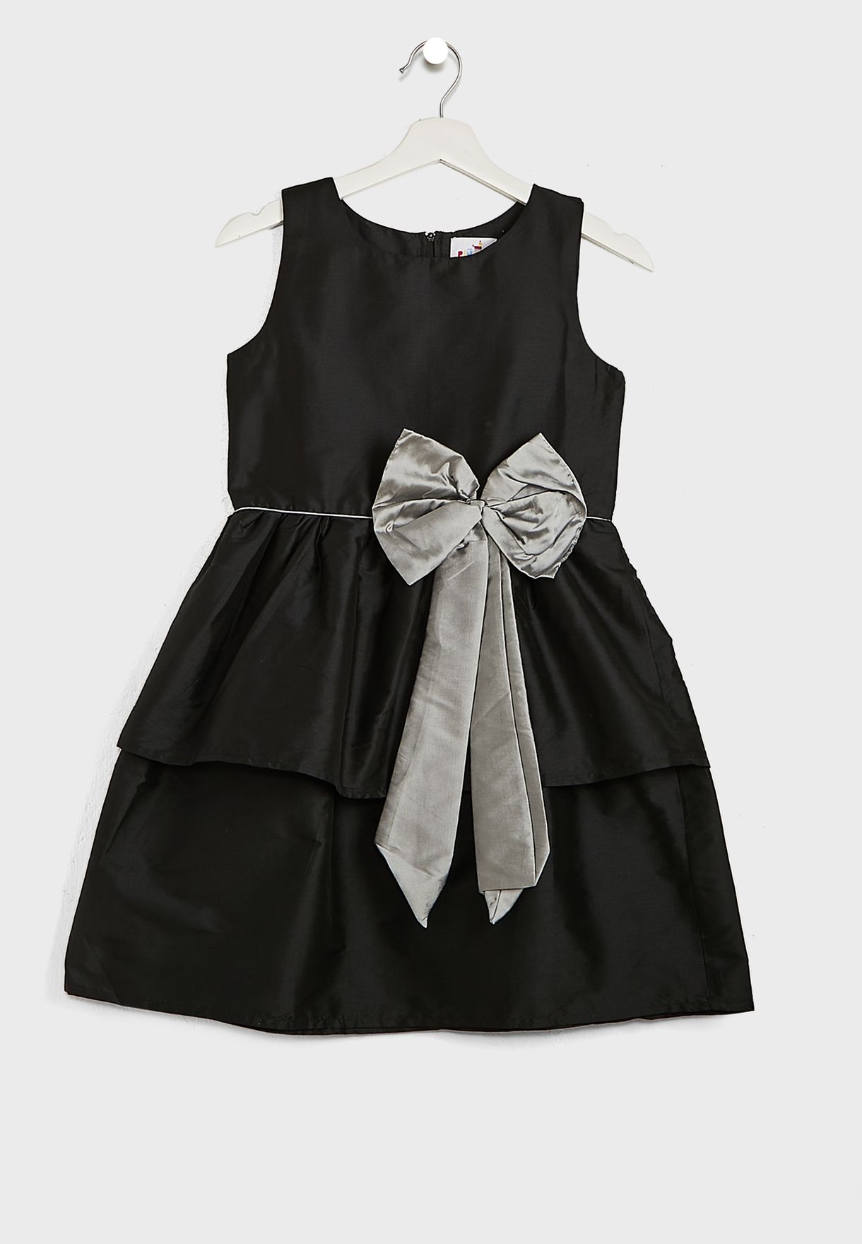 Girls Evening Wear Dress With Bow Detailing On Waist