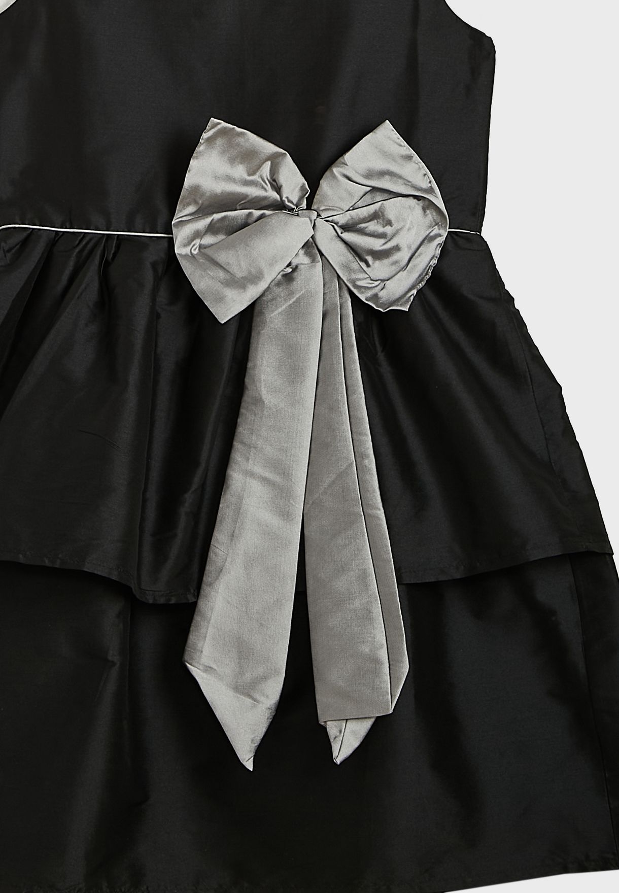 Girls Evening Wear Dress With Bow Detailing On Waist