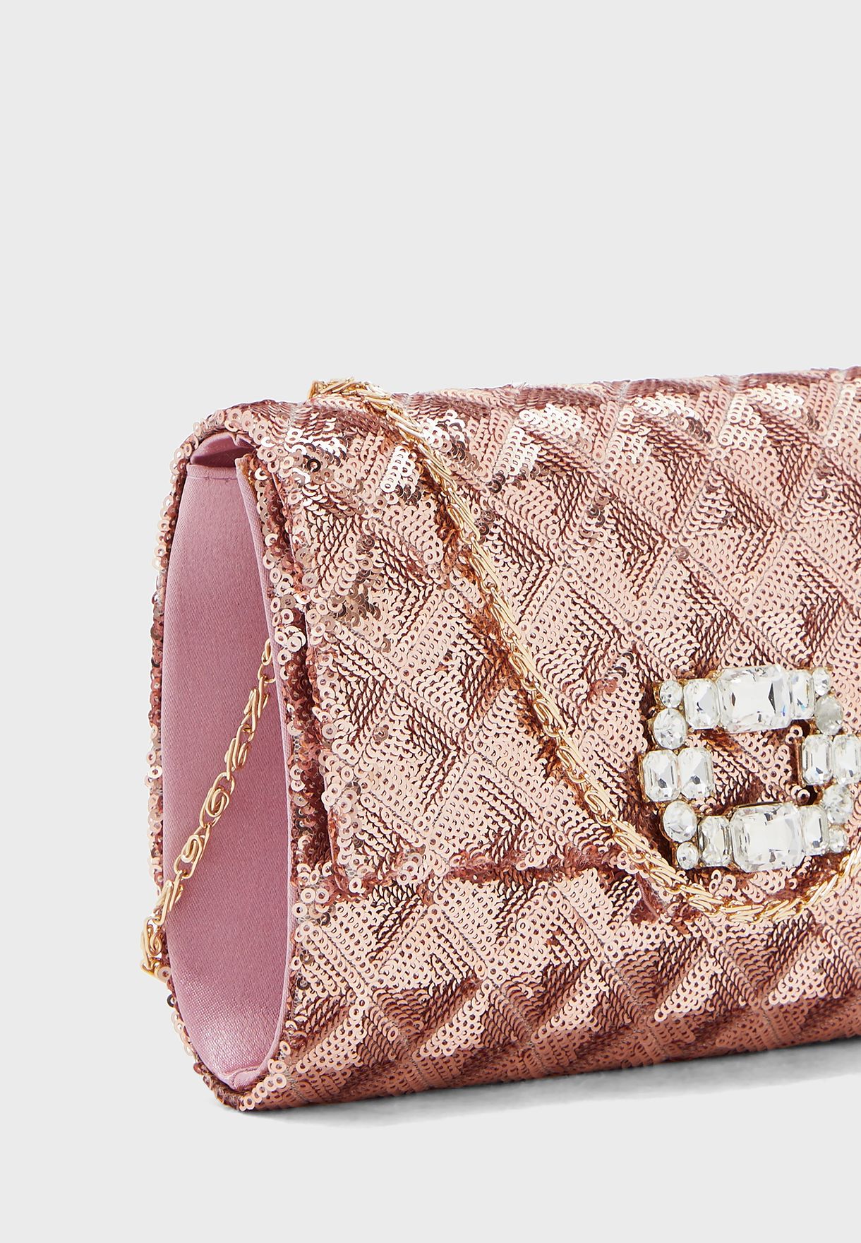 Quilted Flap Over Crossbody