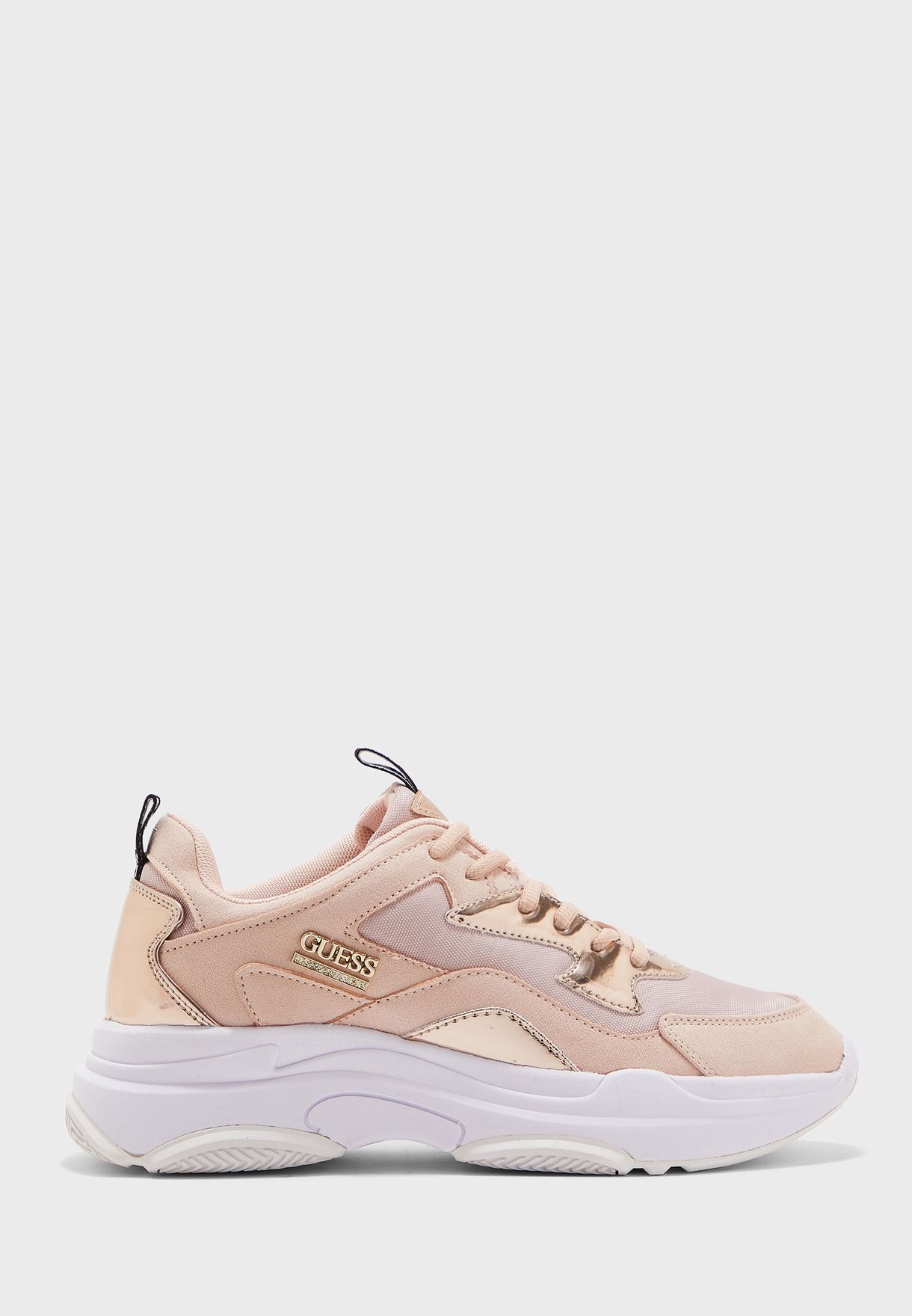 guess pink sneakers