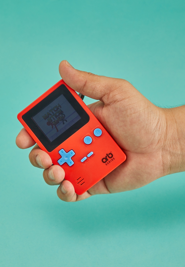 thumbs up retro handheld console