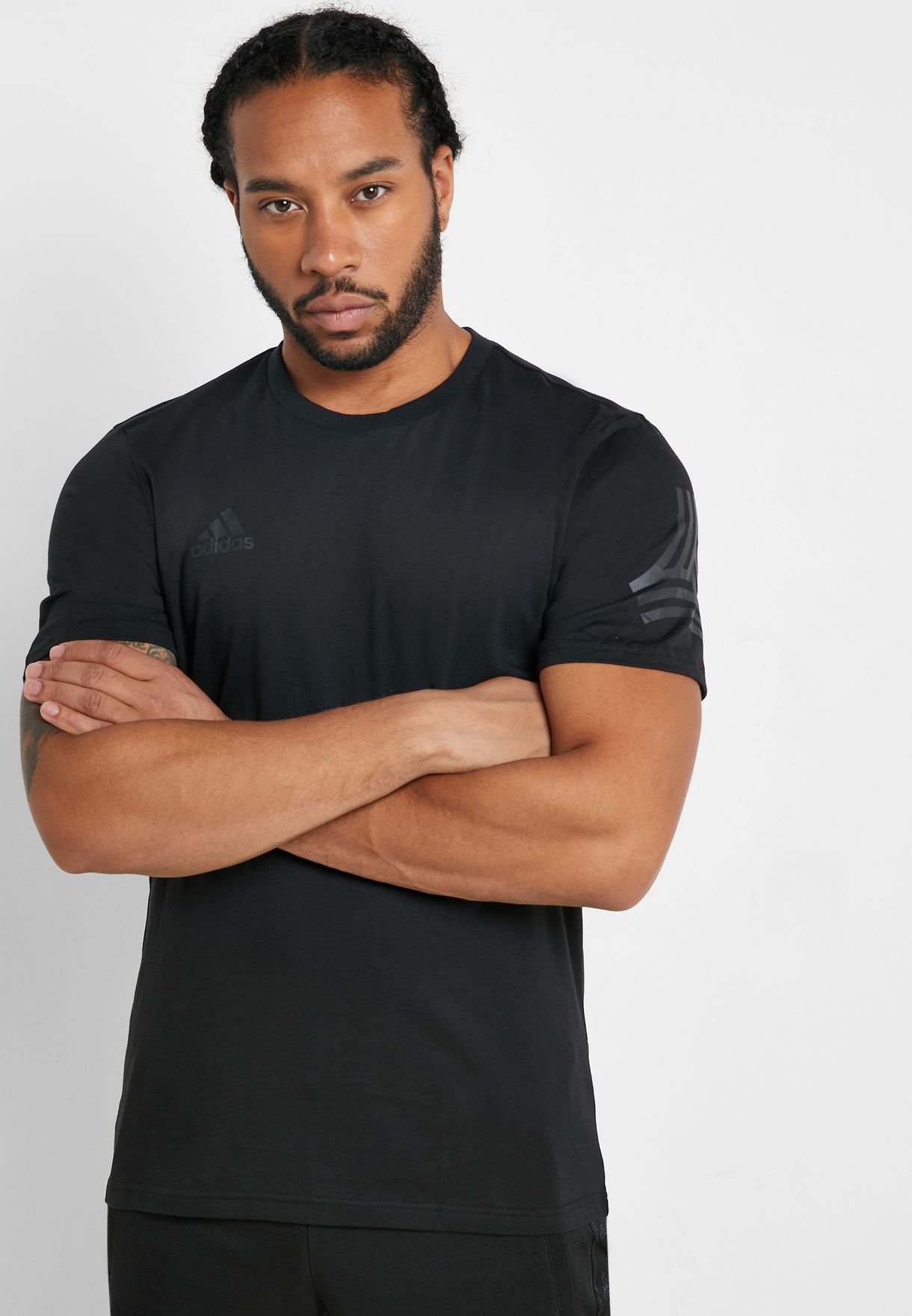 Buy adidas black Tango Logo T-Shirt for 