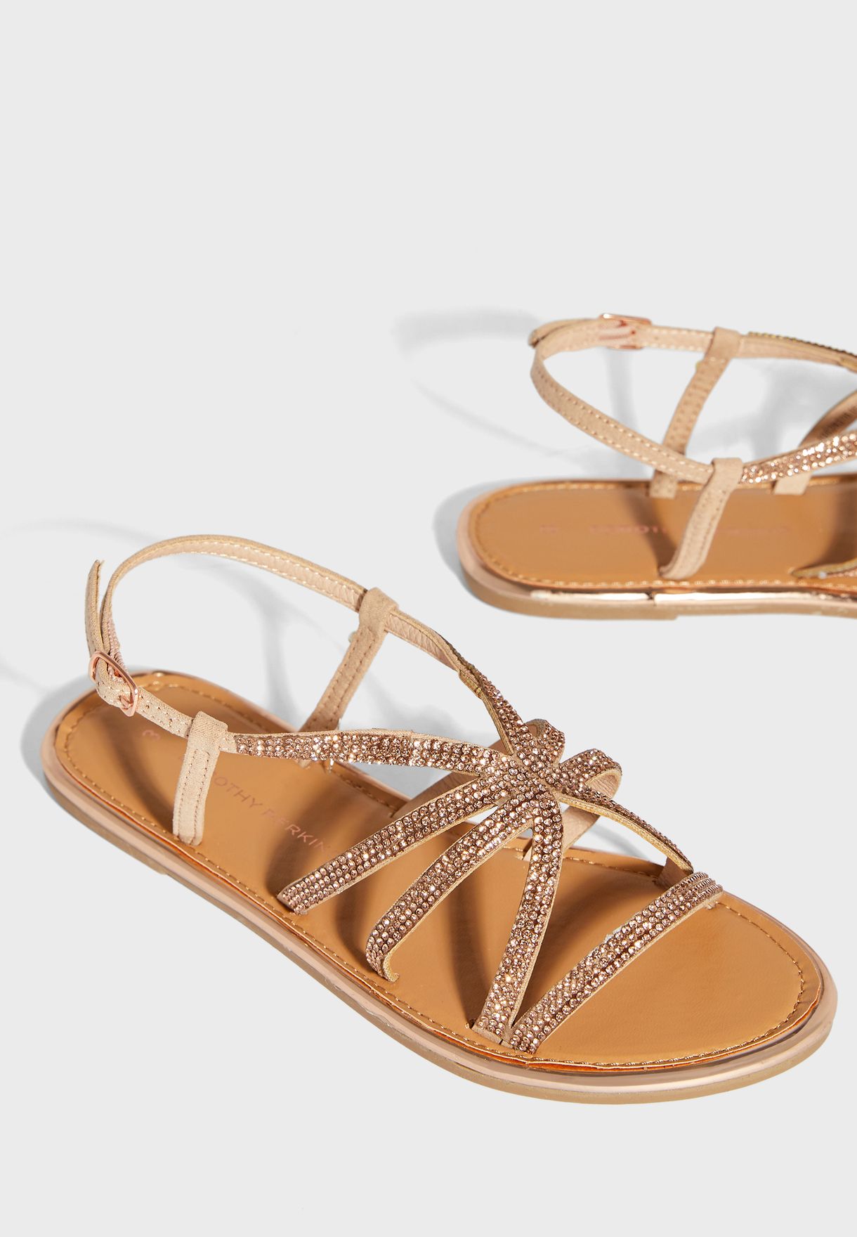 dorothy perkins gold sandals