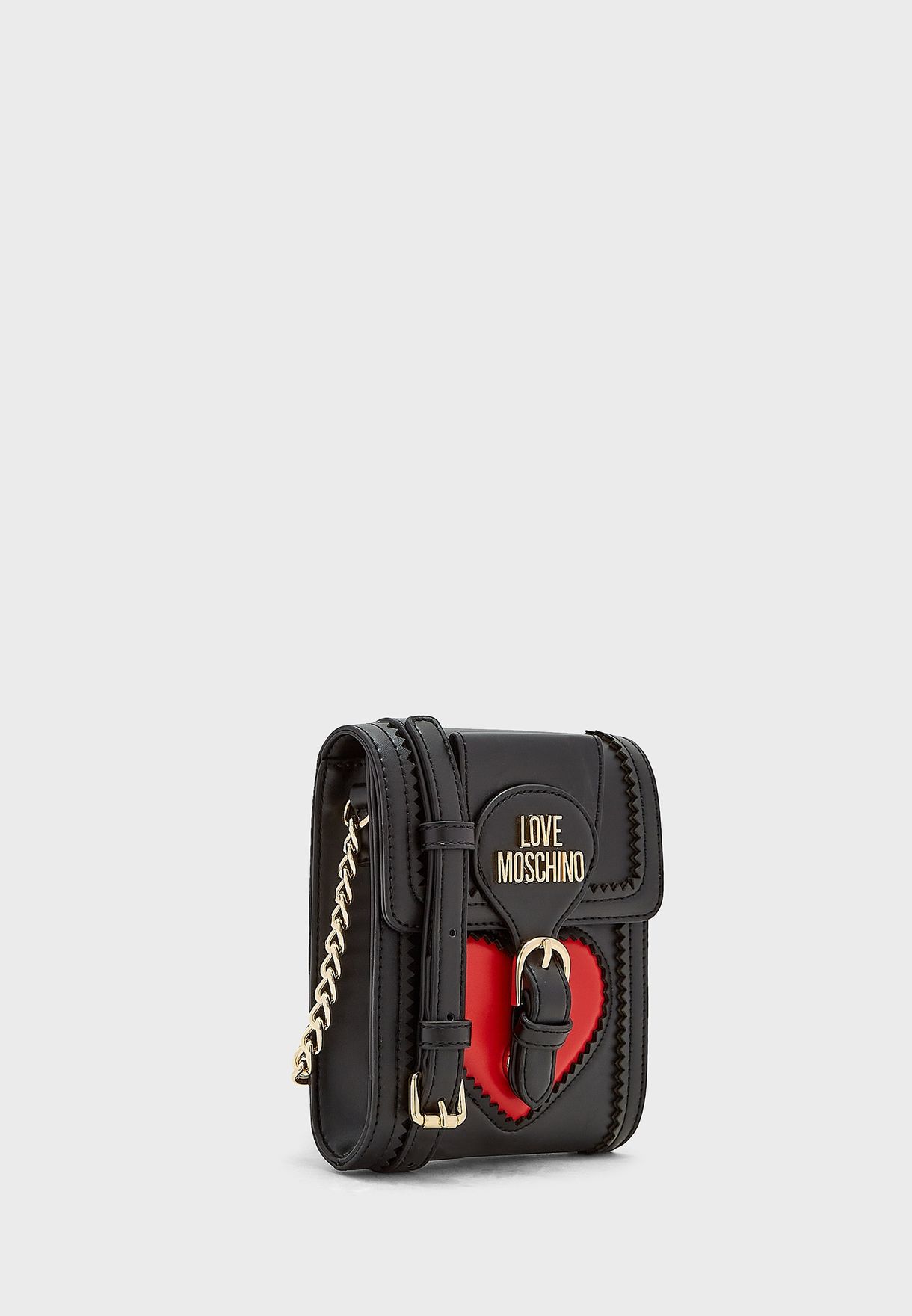 Heart Detail Crossbody Bag