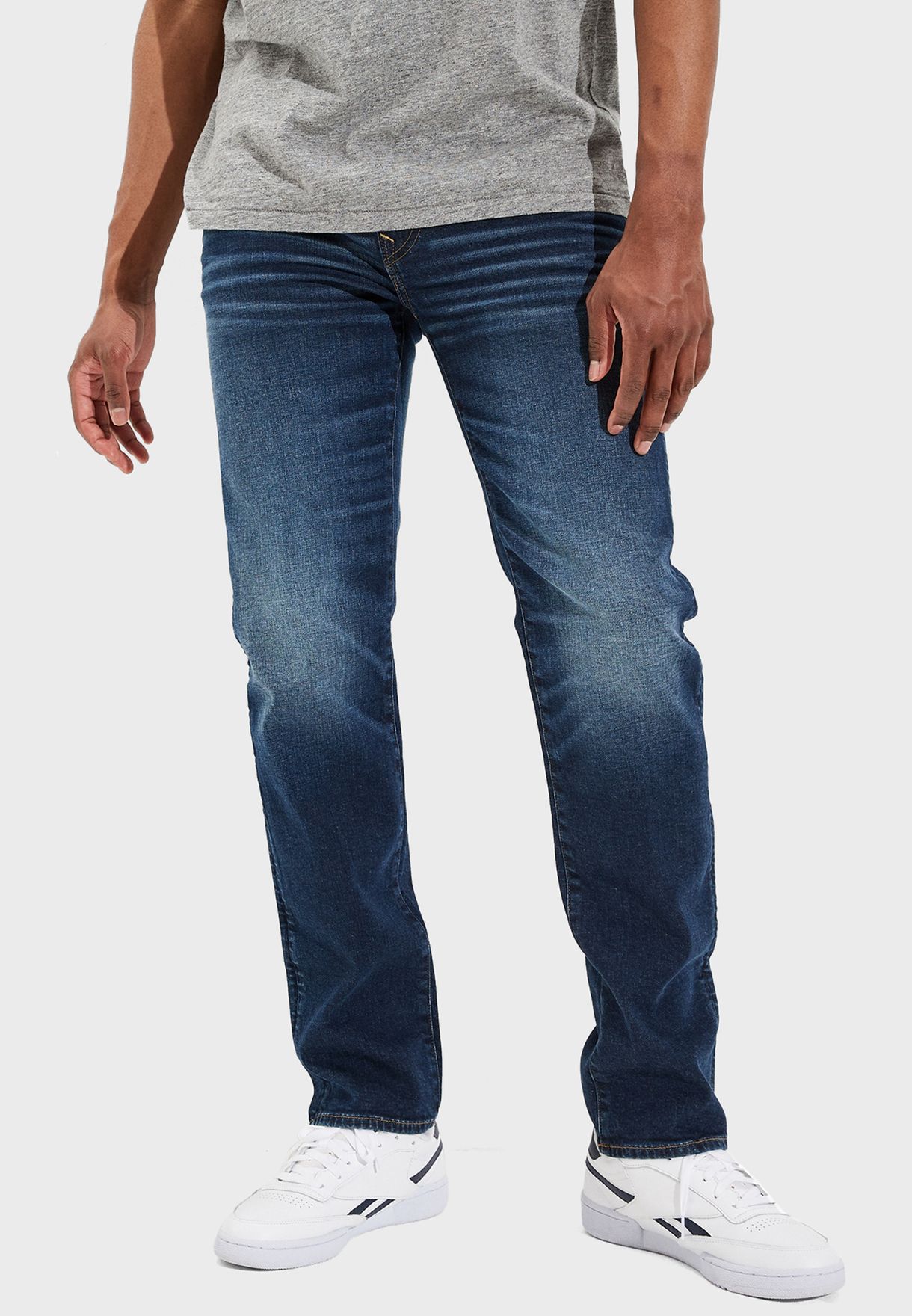 Rinse Wash Straight Fit Jeans