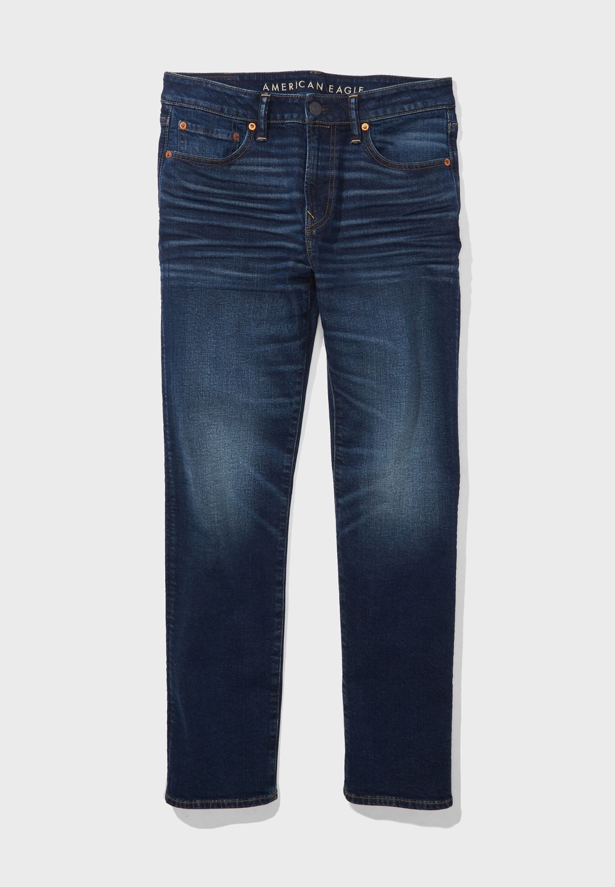 Rinse Wash Straight Fit Jeans
