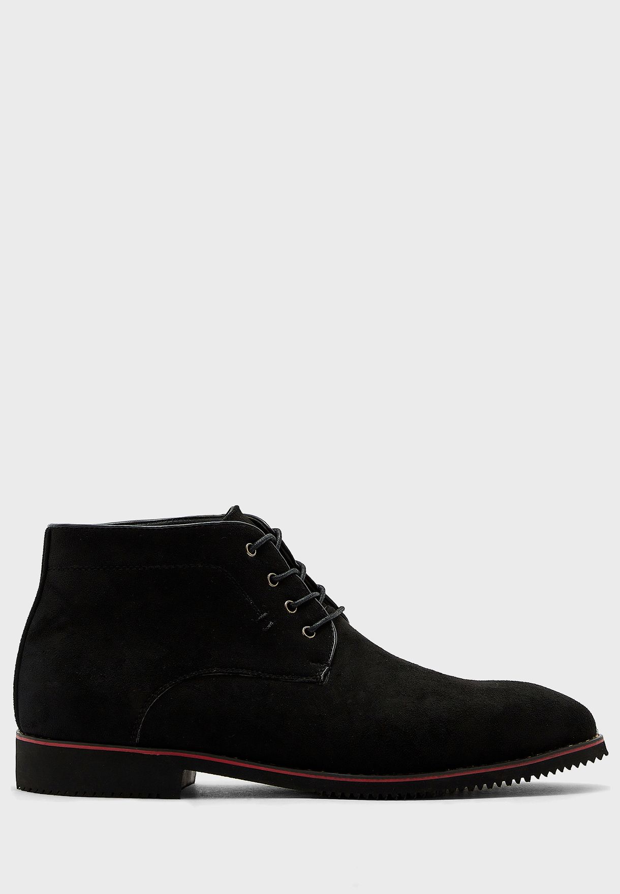 Faux Suede Casual Chukka Boots