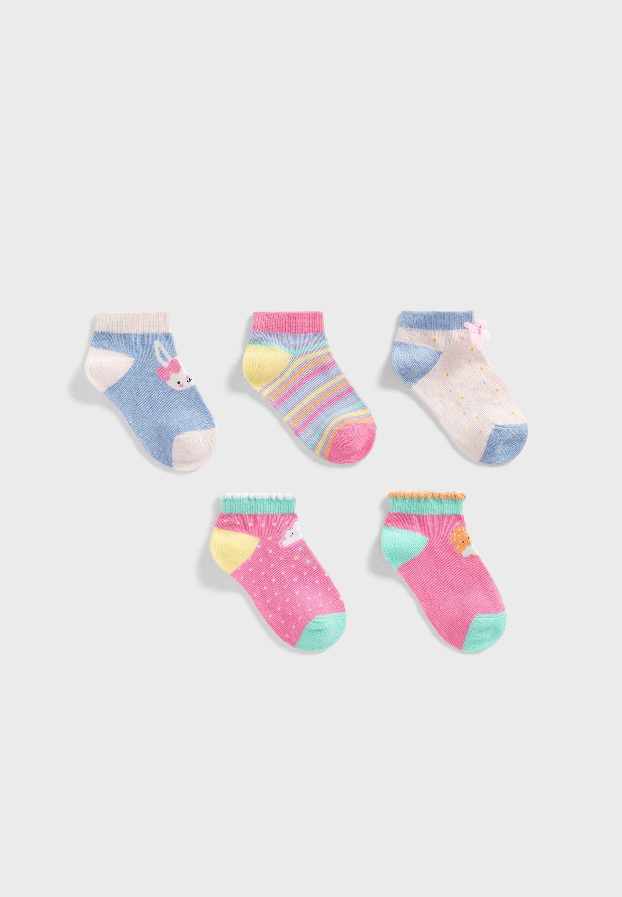 Youth 5 Pack Assorted Socks