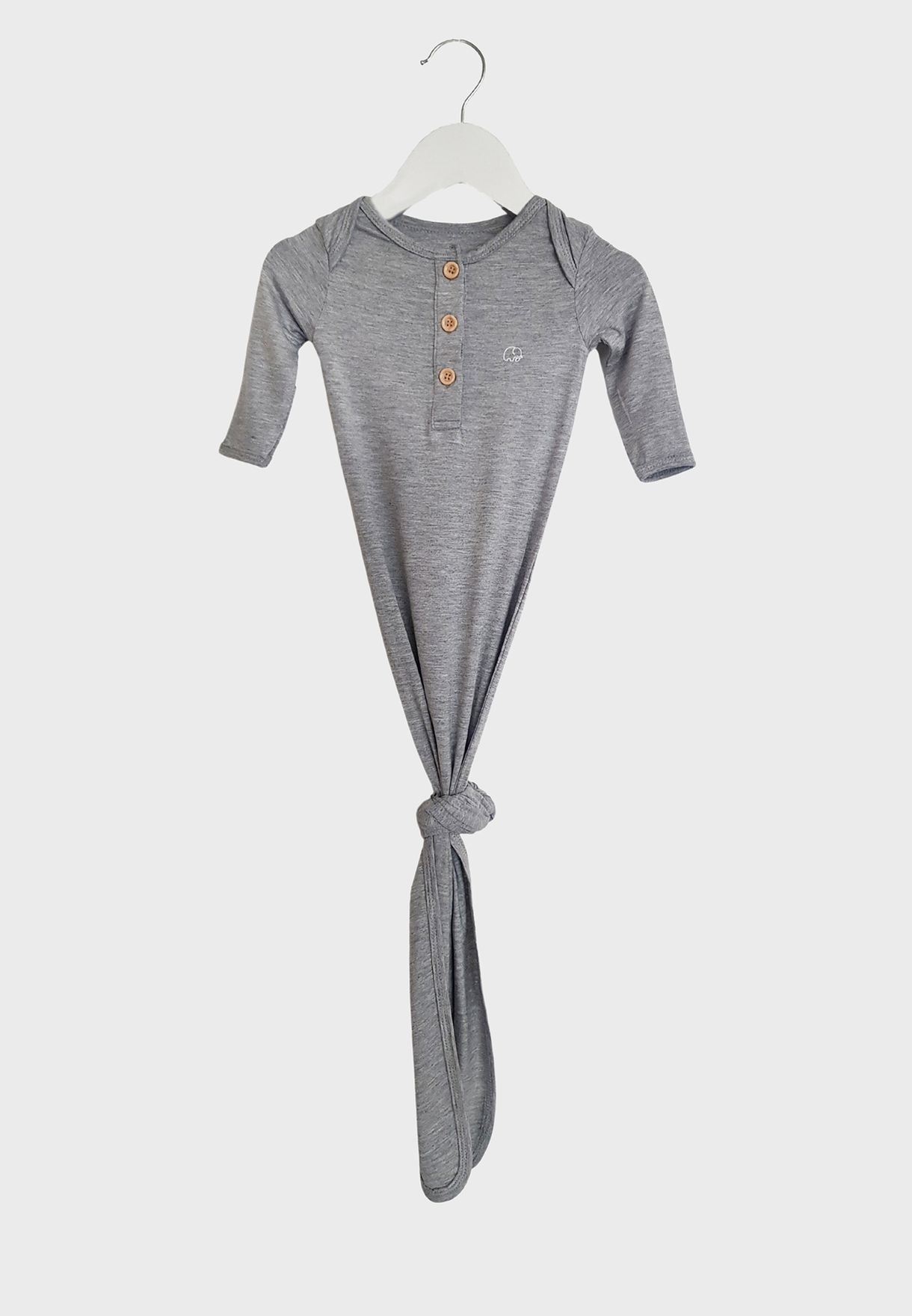 Infant Bamboo Knot Bodysuit & Beanie Set