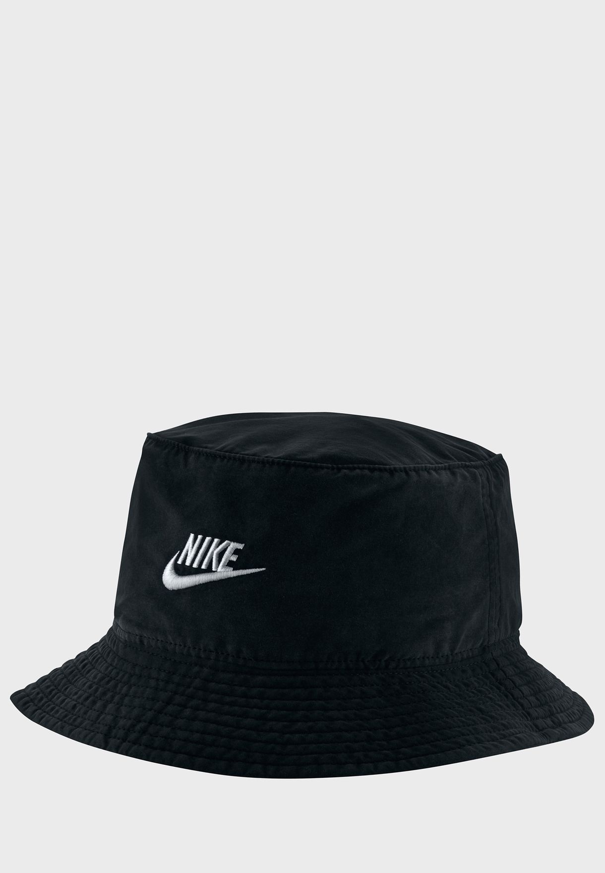 Buy Nike Black Nsw Washed Bucket Hat For Men In Mena Worldwide