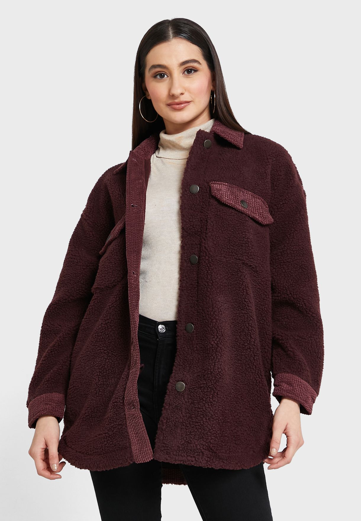 Teddy Boxy Shacket