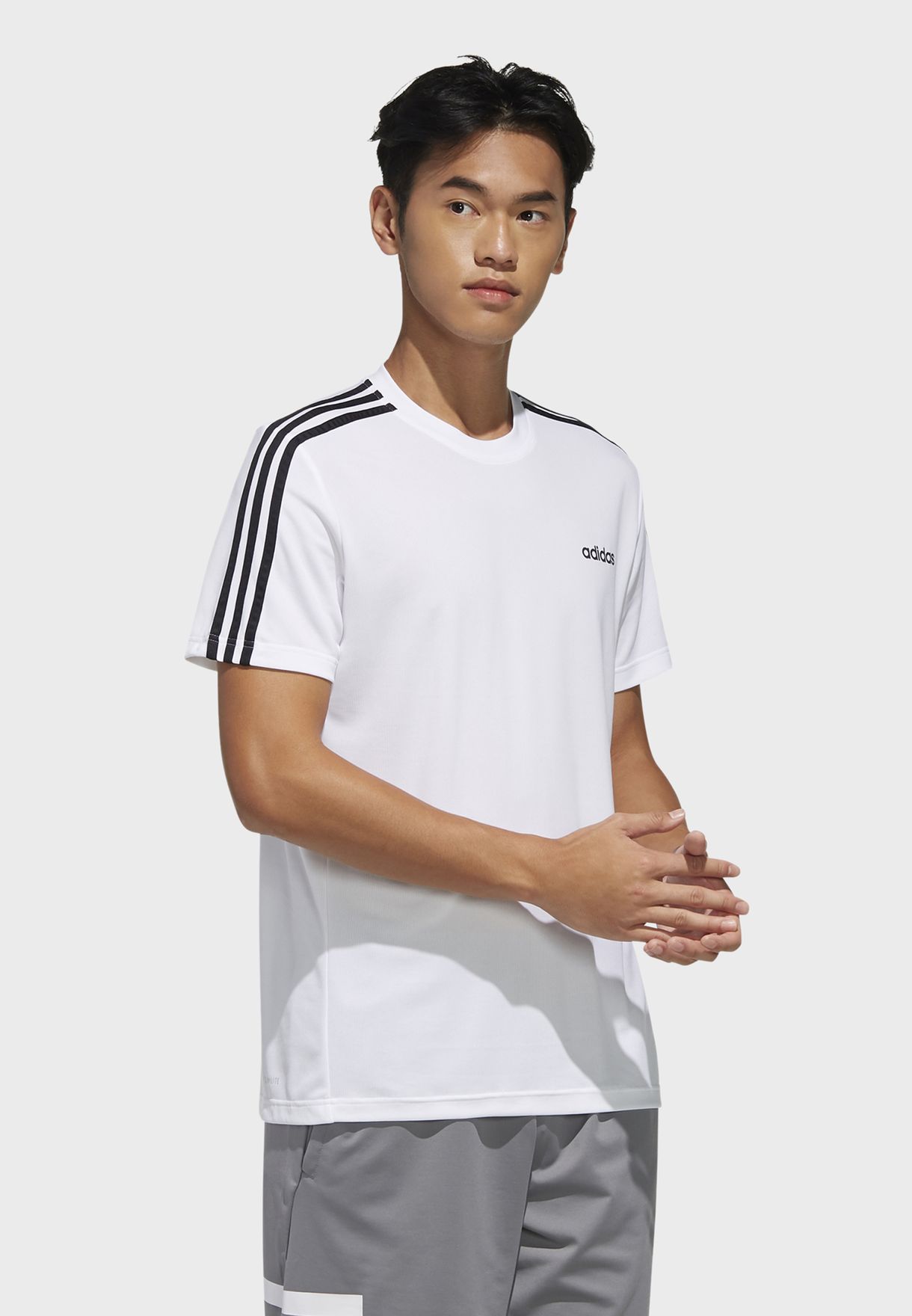 Buy adidas white 3 Designed2Move for Kids in Muscat,
