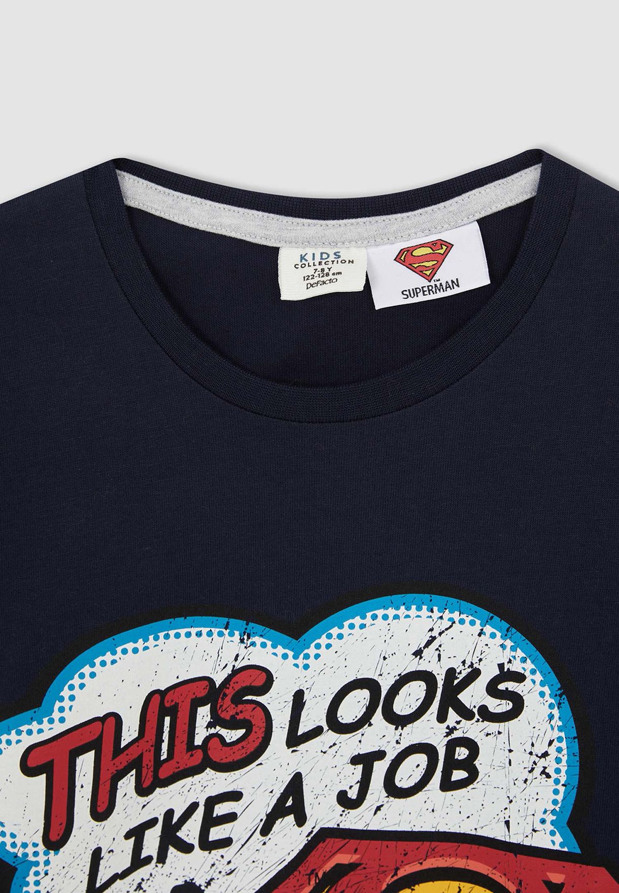 Kids Superman Logo Pyjama Set