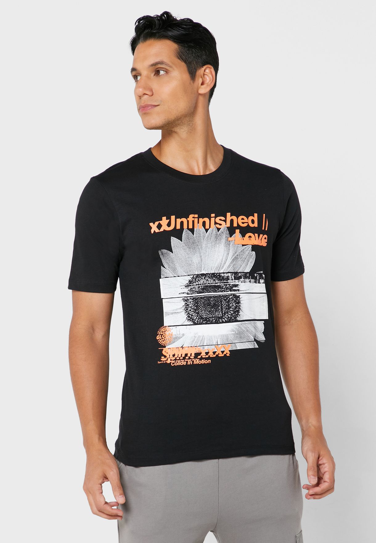 Unfinished Love Printed T-Shirt
