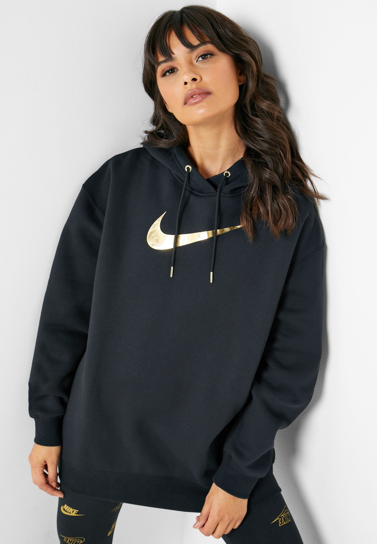 Buy Nike black NSW Shine Hoodie for Women in MENA, Worldwide