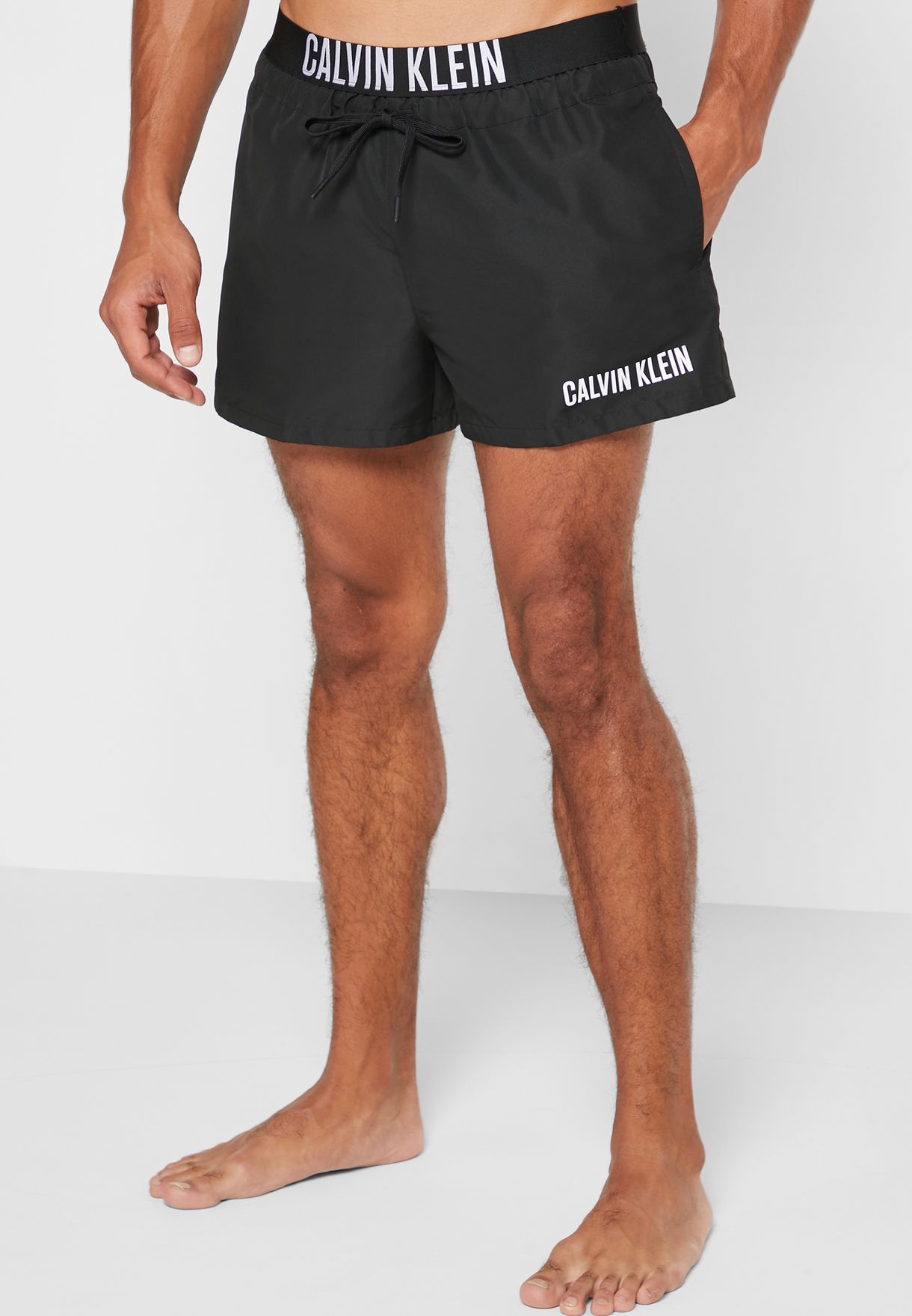 calvin klein logo shorts