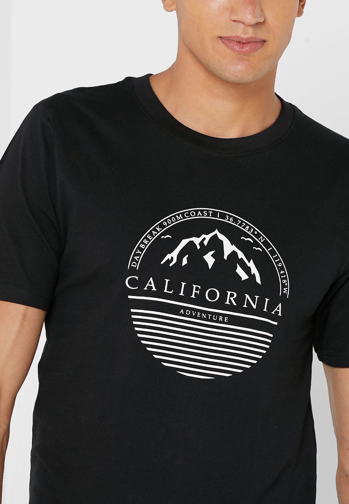 California Print T Shirt