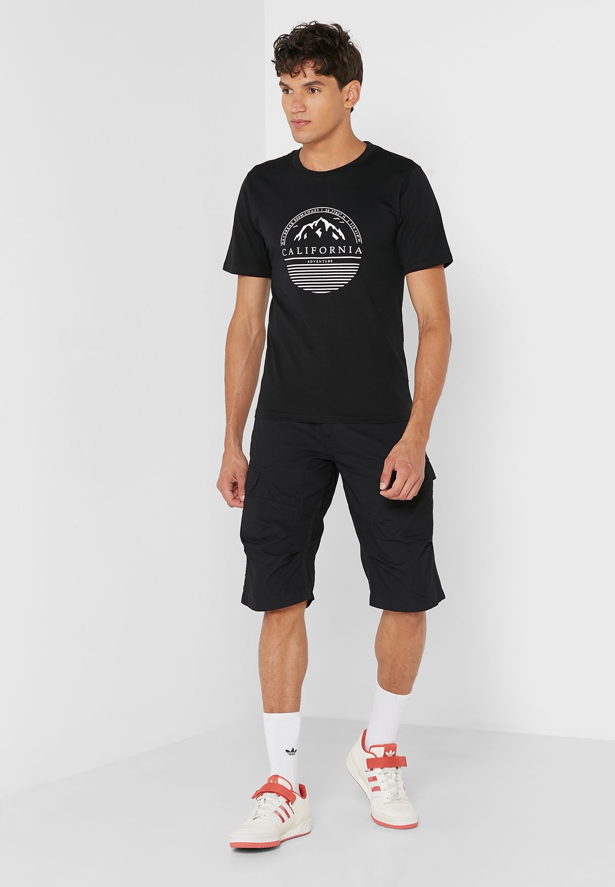 California Print T Shirt