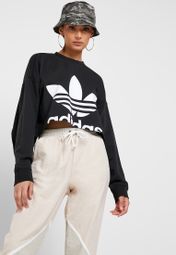 adidas women originals cutout sweater