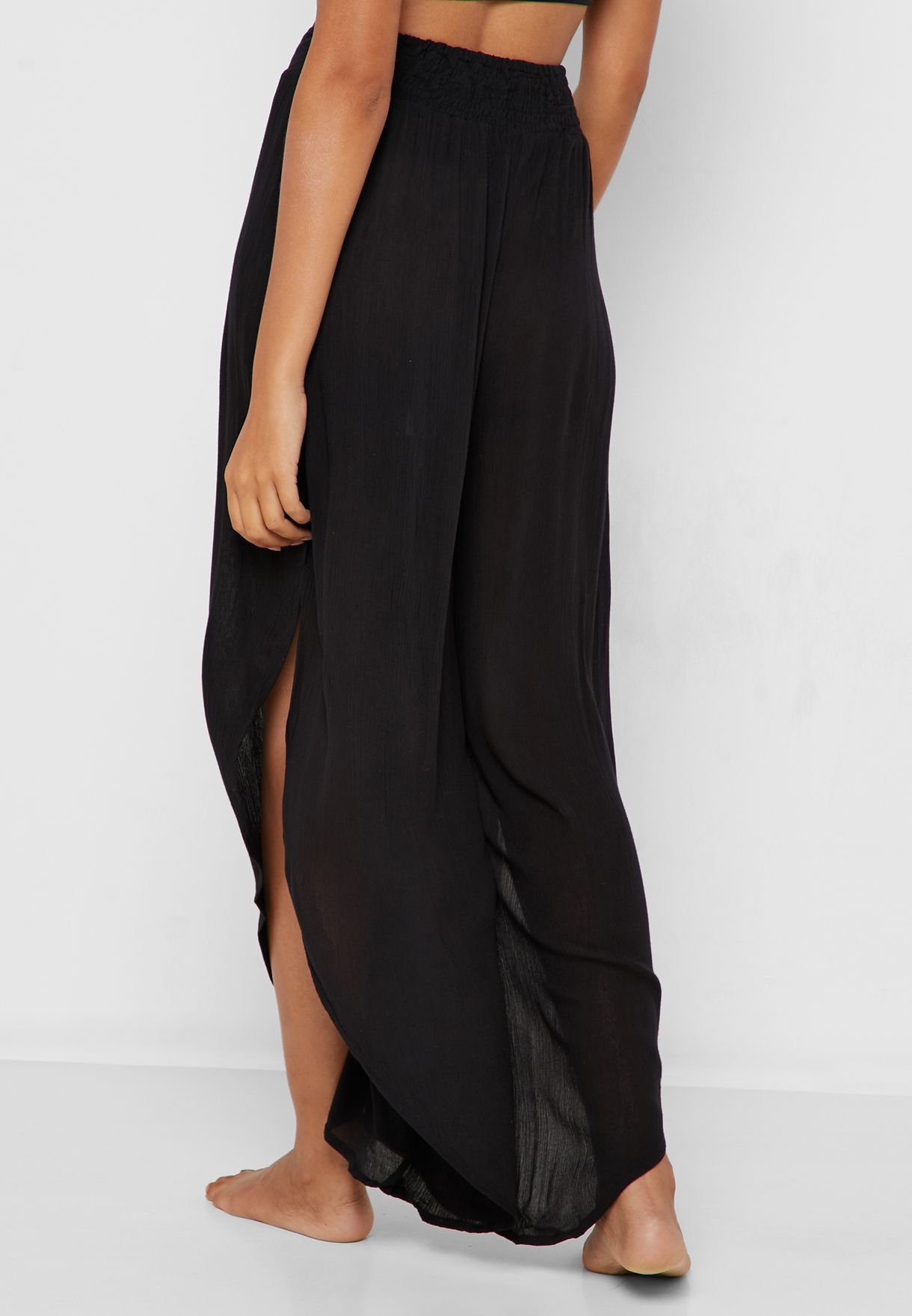 side slit beach pants